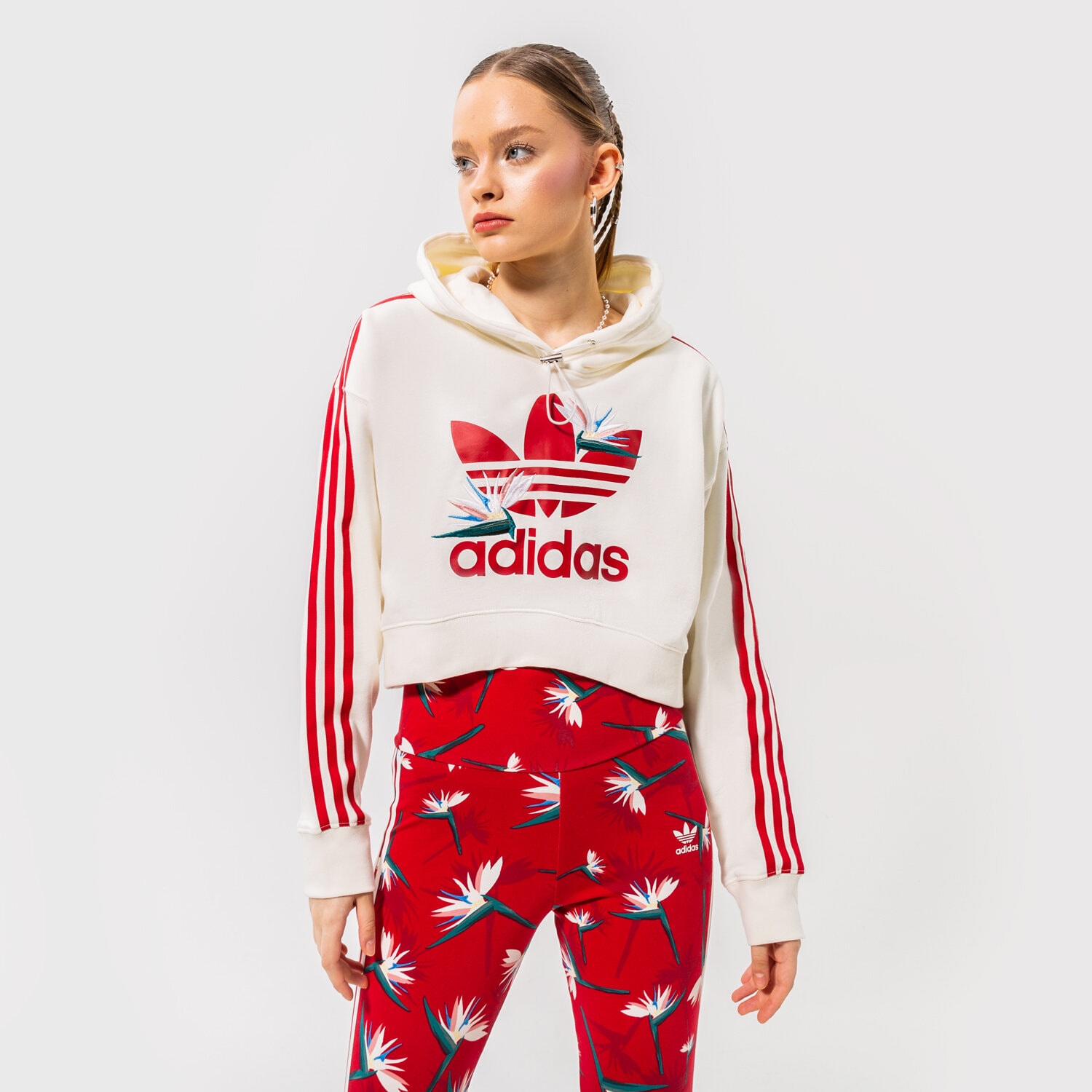 Adidas pullover weiß damen sales