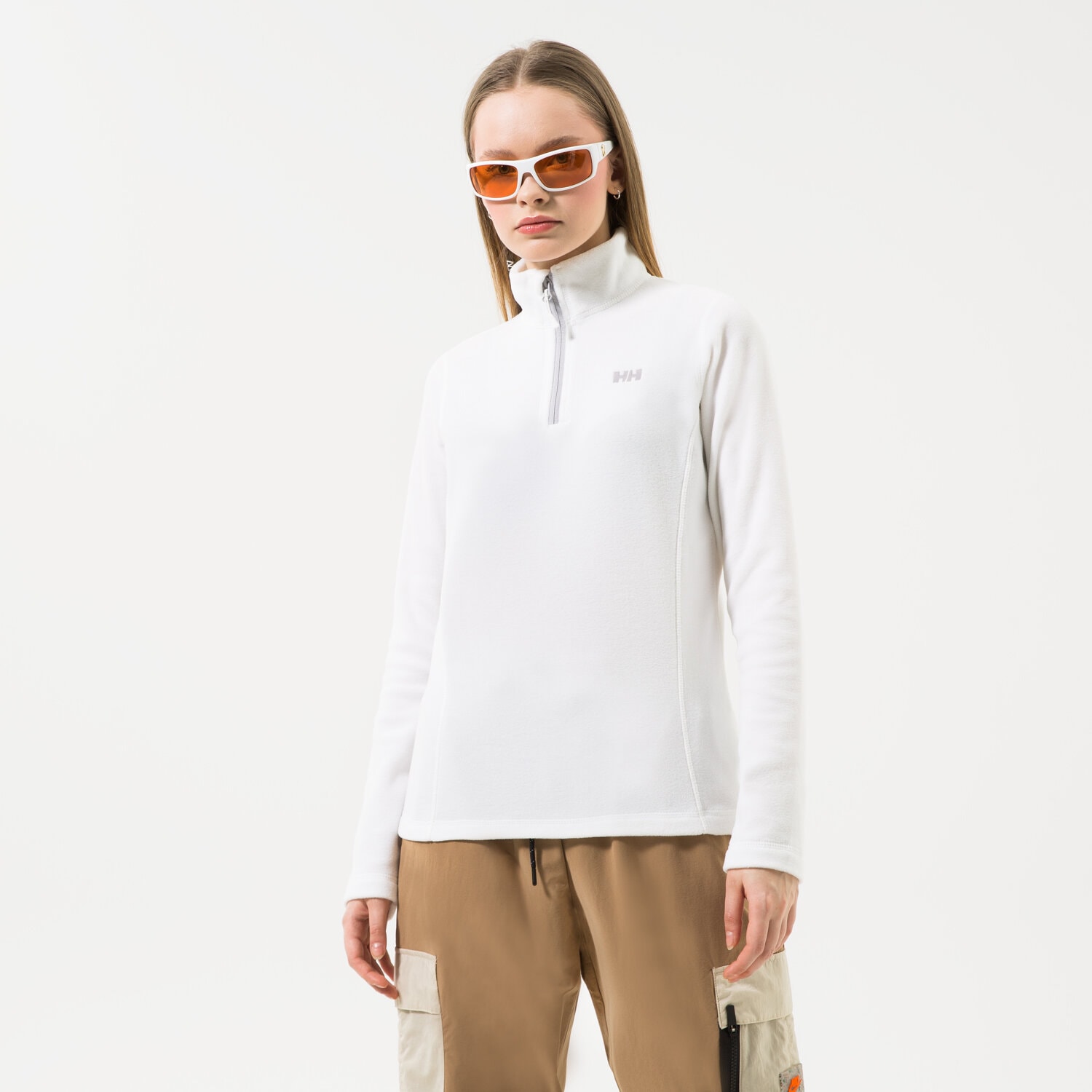 Damen HELLY HANSEN FLEECESHIRT W   DAYBREAKER 1/2 ZIP FLEECE 50845007 Weiß