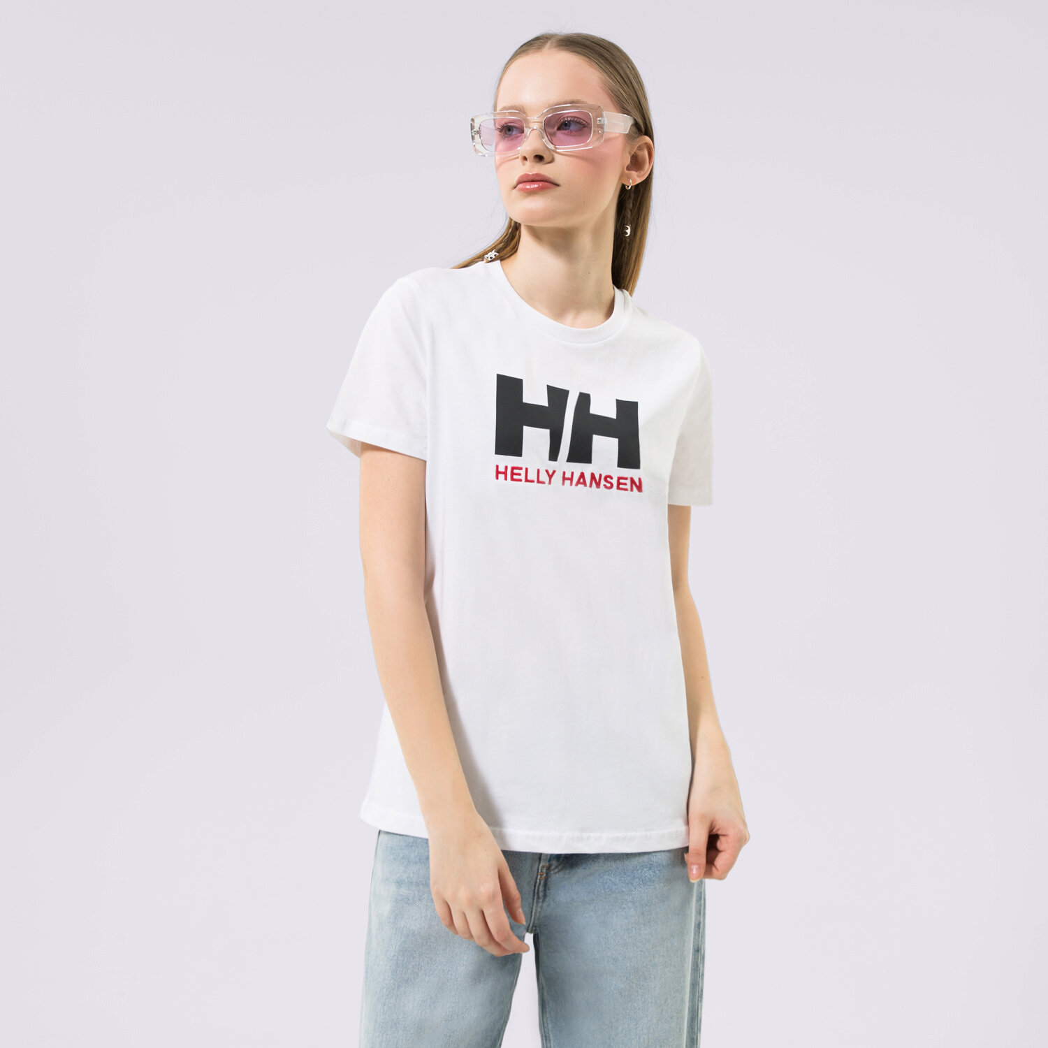 Damen T-Shirt HELLY HANSEN T-SHIRT W HH LOGO 34112001 Weiß