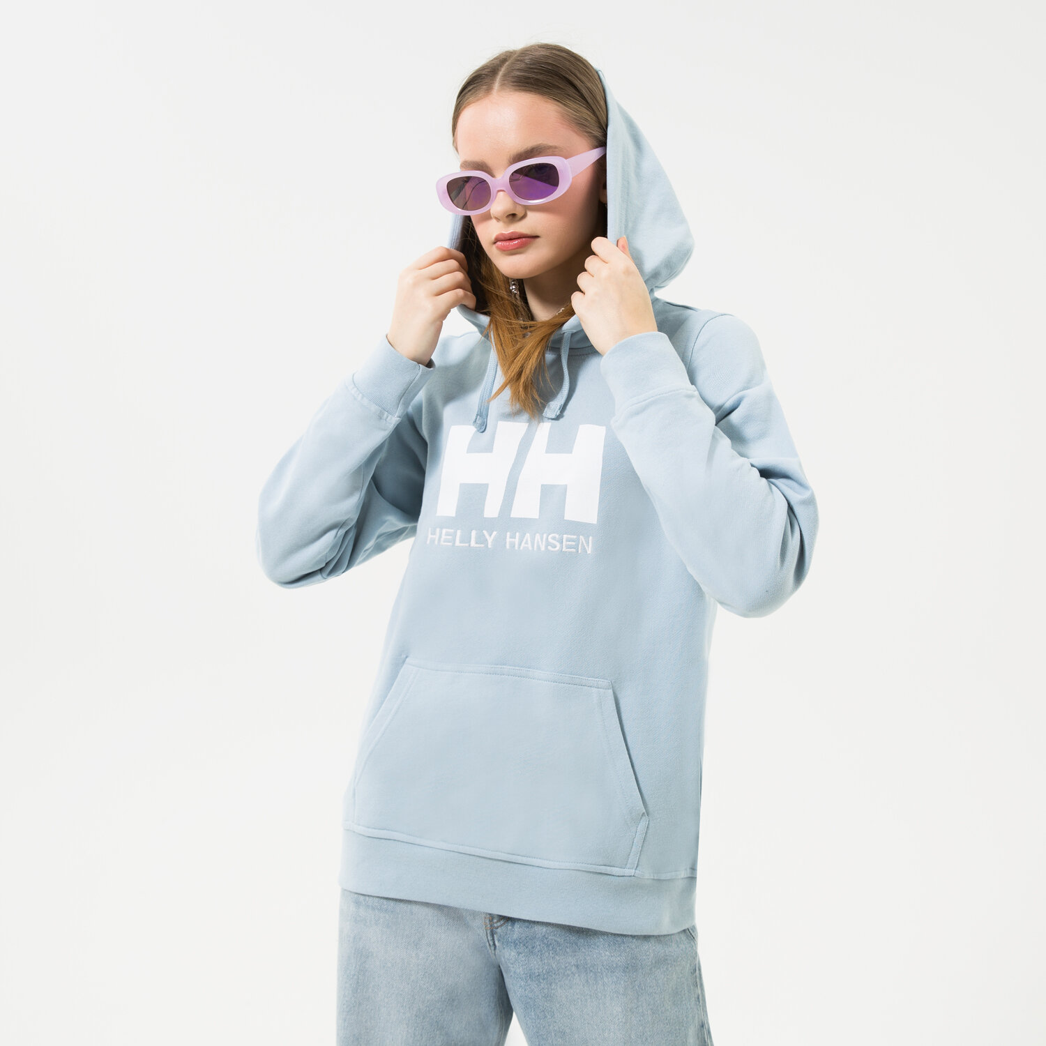 Damen HELLY HANSEN HOODIE W HH LOGO HOODIE 33978582 Blau