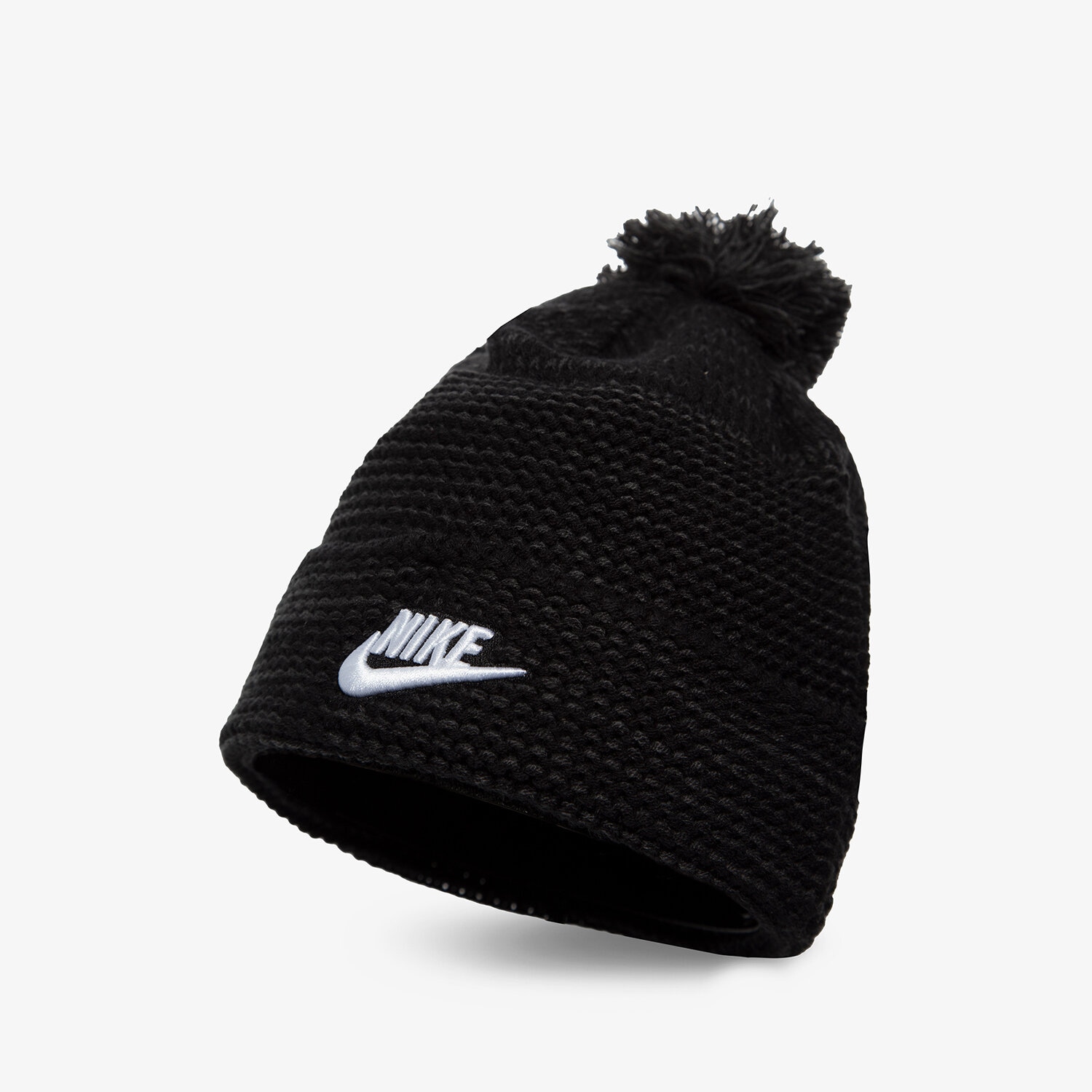 Kinder Mütze NIKE MÜTZE WINTER U NSW CUFFED BEANIE FUT POM DA2022-010 Schwarz