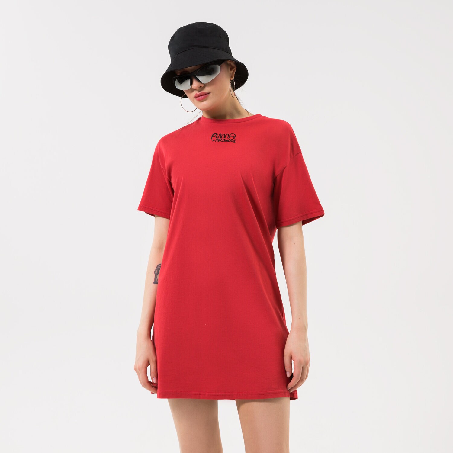 Damen Kleid PUMA KLEID 530656 530656 22 Rot