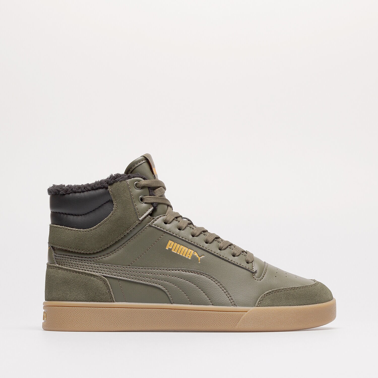 Herren Outdoor Schuhe PUMA SHUFFLE MID FUR 38760902 Khaki