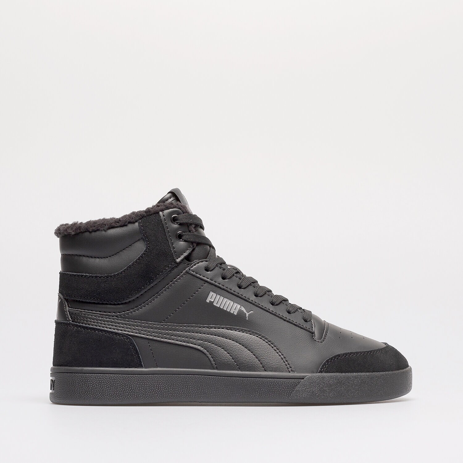 Herren Outdoor Schuhe PUMA SHUFFLE MID FUR 38760901 Schwarz