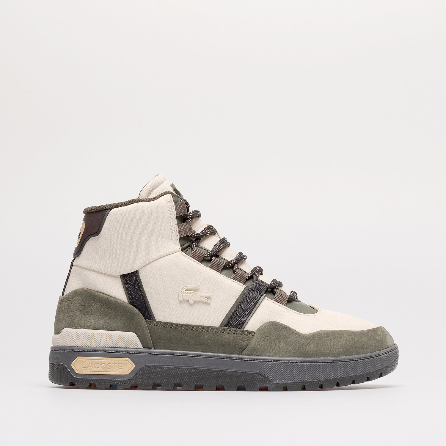 Herren Outdoor Schuhe LACOSTE T-CLIP WNTR MID 222 2 744SMA00651Y5 Beige