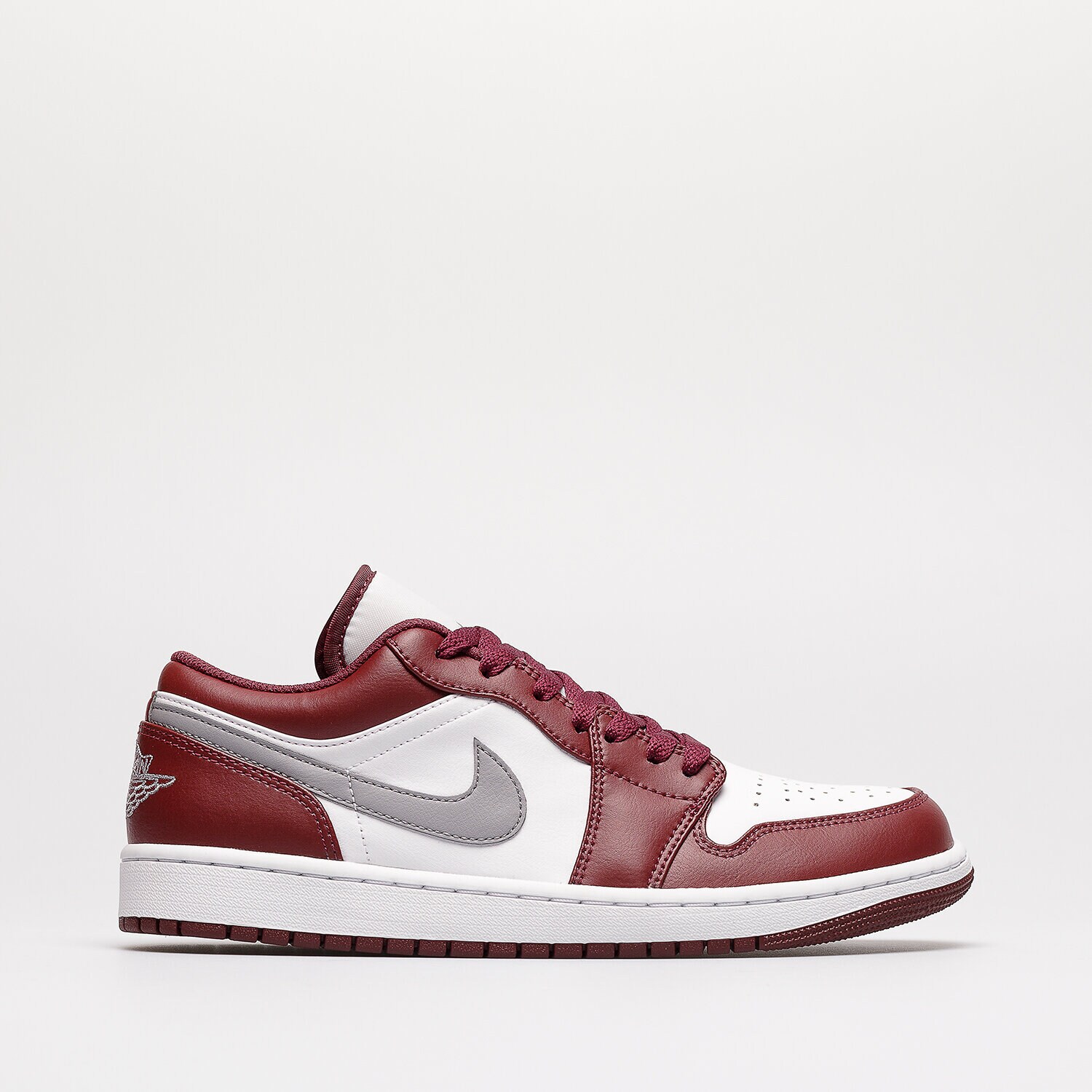 Herren Sneaker AIR JORDAN 1 LOW  553558-615 Dunkelrot