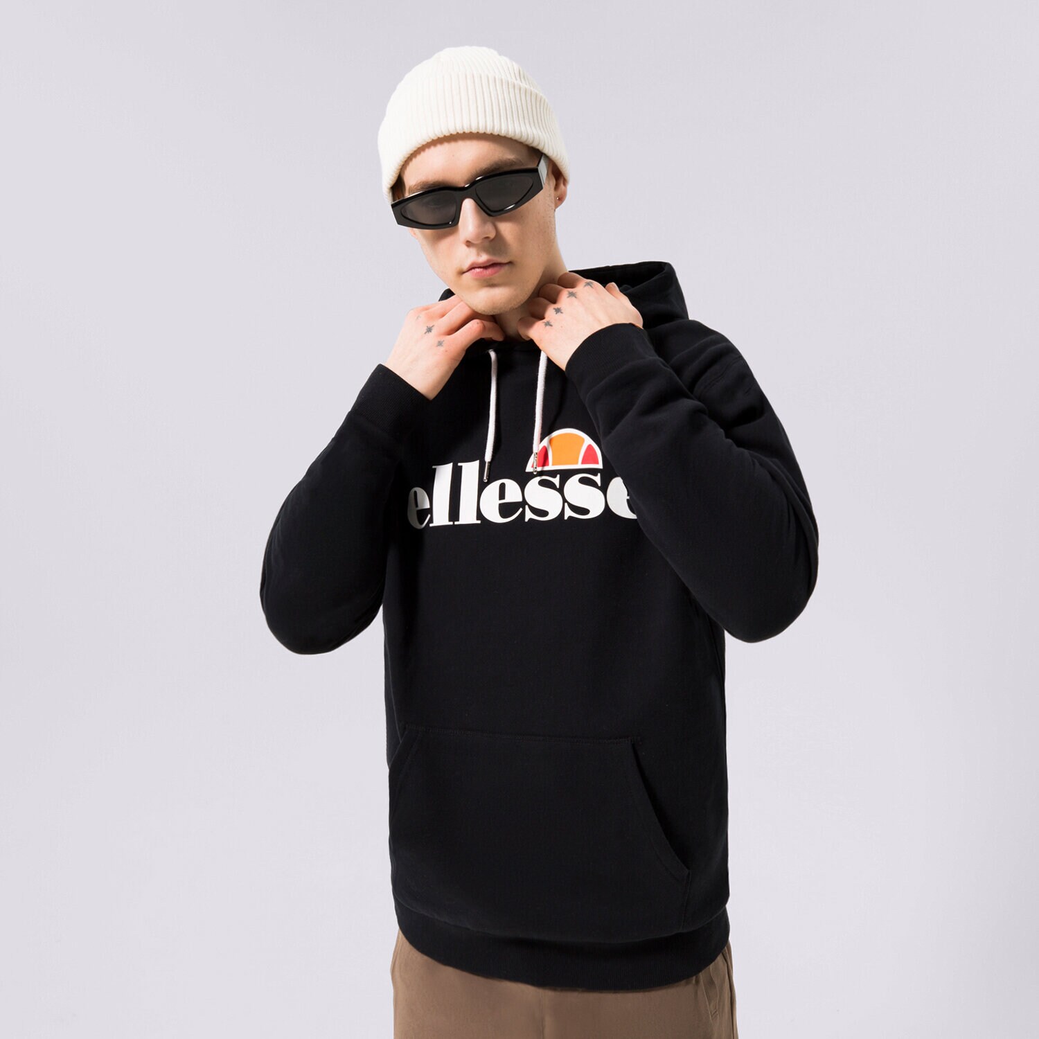 Herren ELLESSE HOODIE SL GOTTERO BLK SHC07407011 Schwarz