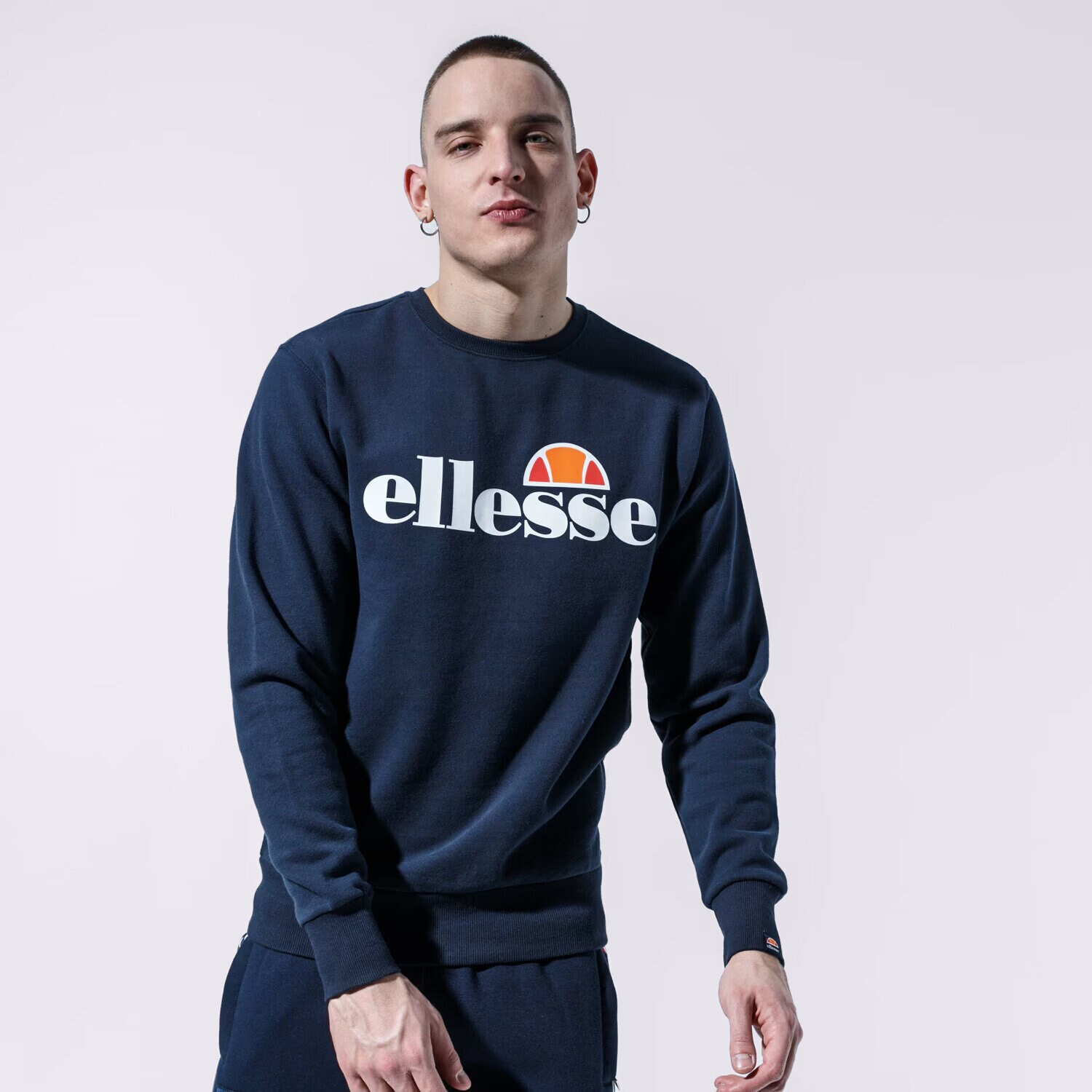 Herren ELLESSE SWEATSHIRT SL SUCCISO NAVY SHC07930429 Dunkelblau