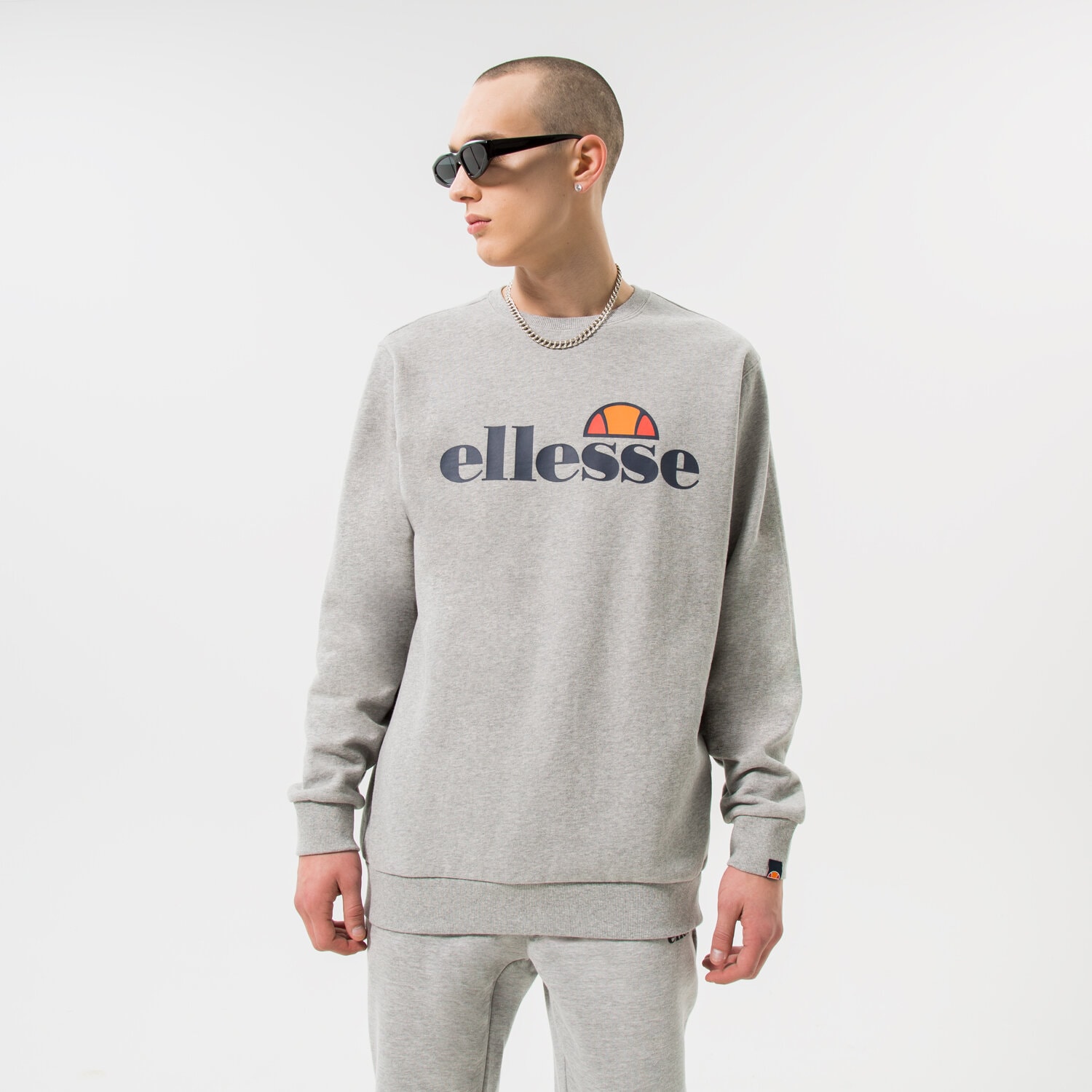 Herren ELLESSE SWEATSHIRT SL SUCCISO GREY SHC07930112 Grau