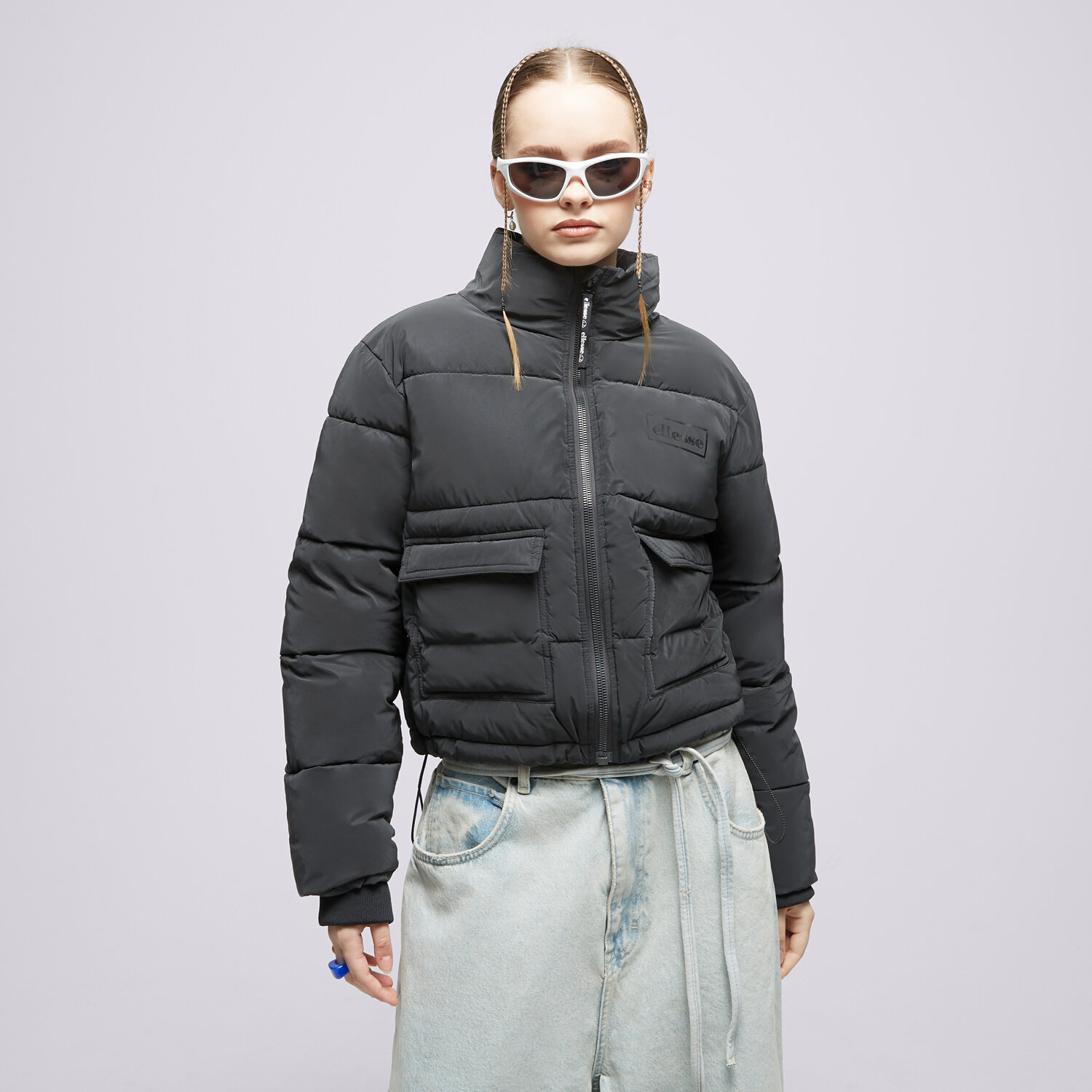 Damen Winterjacke ELLESSE DAUNENJACKE SELINE PADDED JACKET BLK SGP16177011 Schwarz