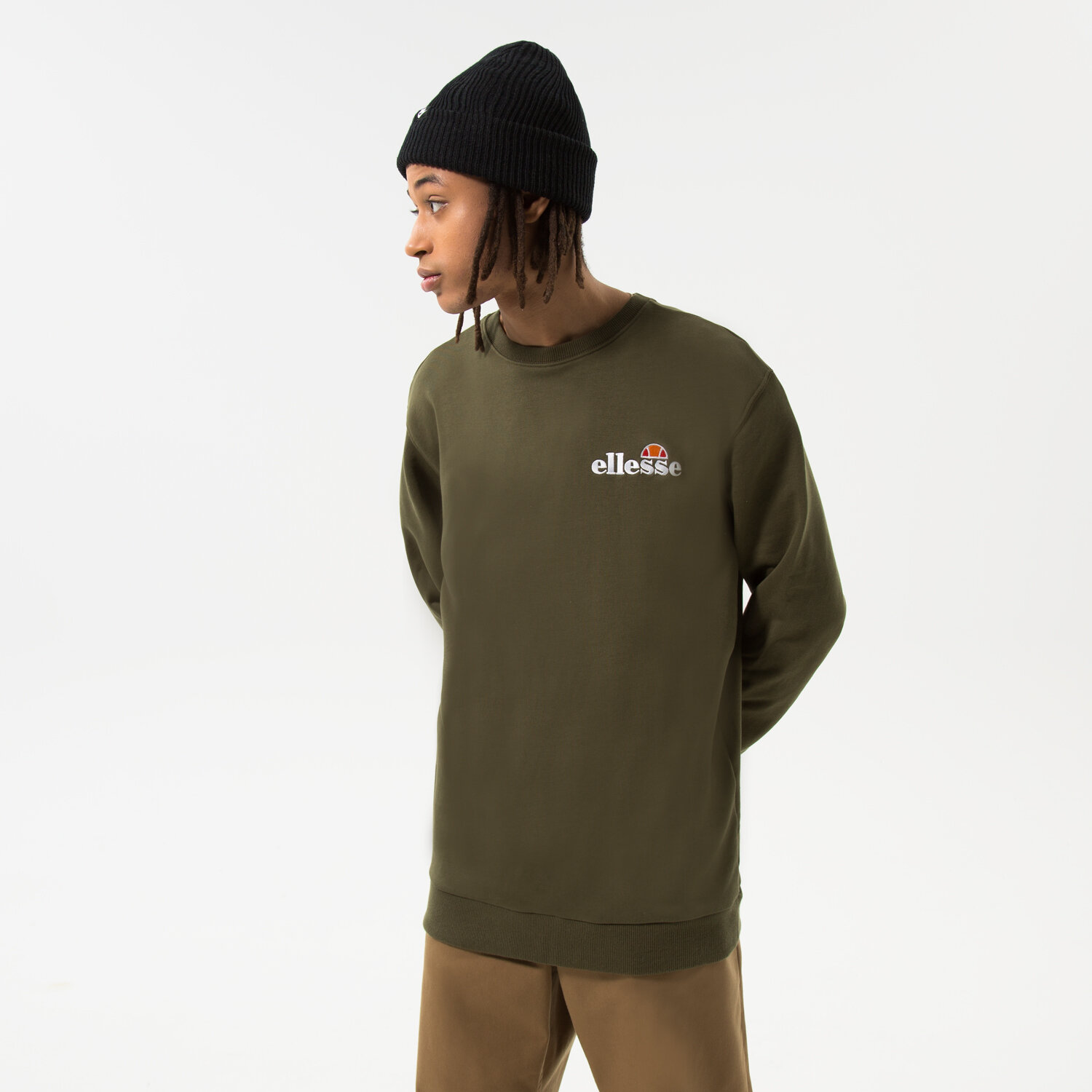 Herren ELLESSE SWEATSHIRT FIERRO SWEATSHIRT KHA SHS08784506 Khaki
