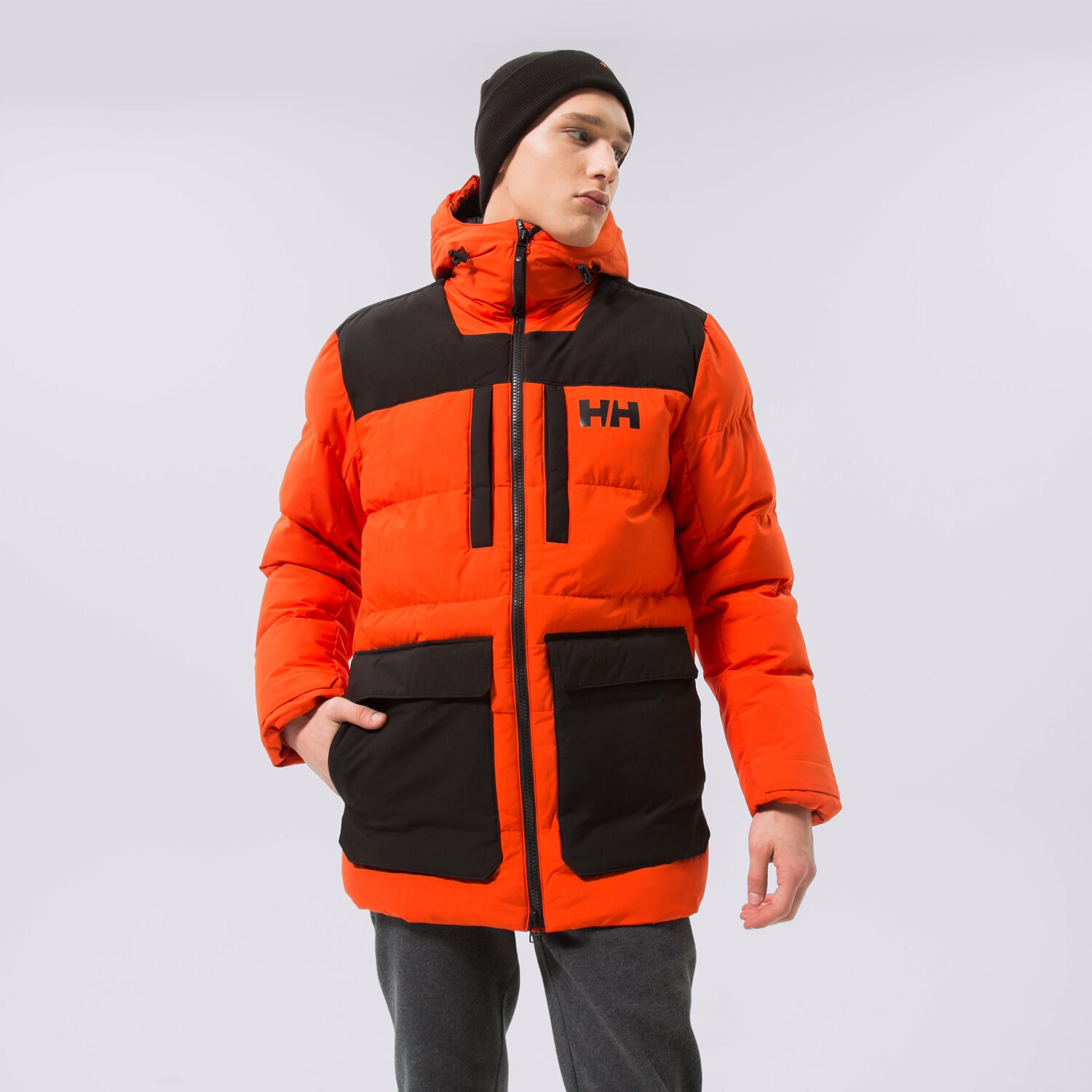 Herren Winterjacke HELLY HANSEN JACKE WINTER PATROL PARKA 53873300 Schwarz