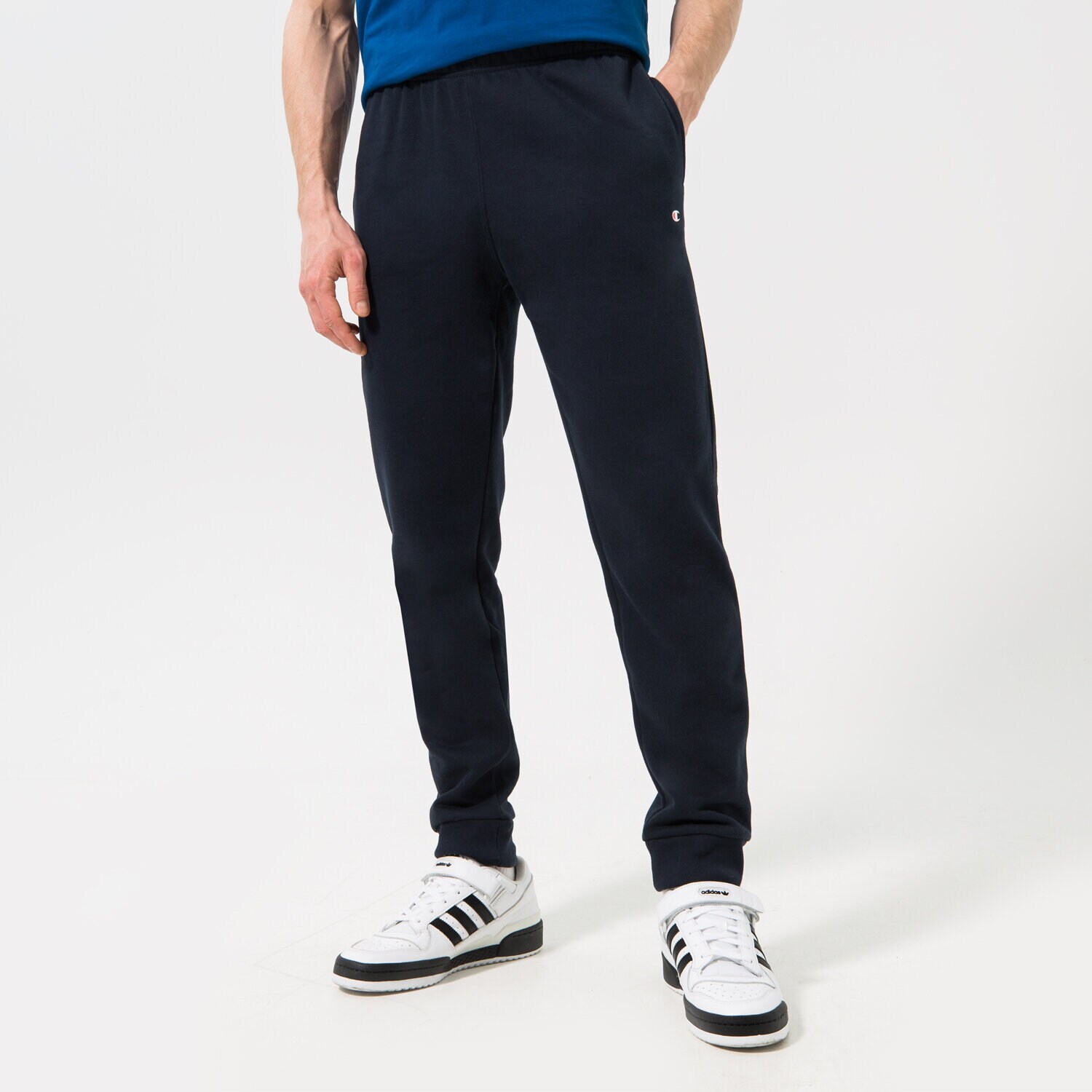 Herren Hosen CHAMPION HOSE RIB CUFF PANTS 218341BS501 Dunkelblau