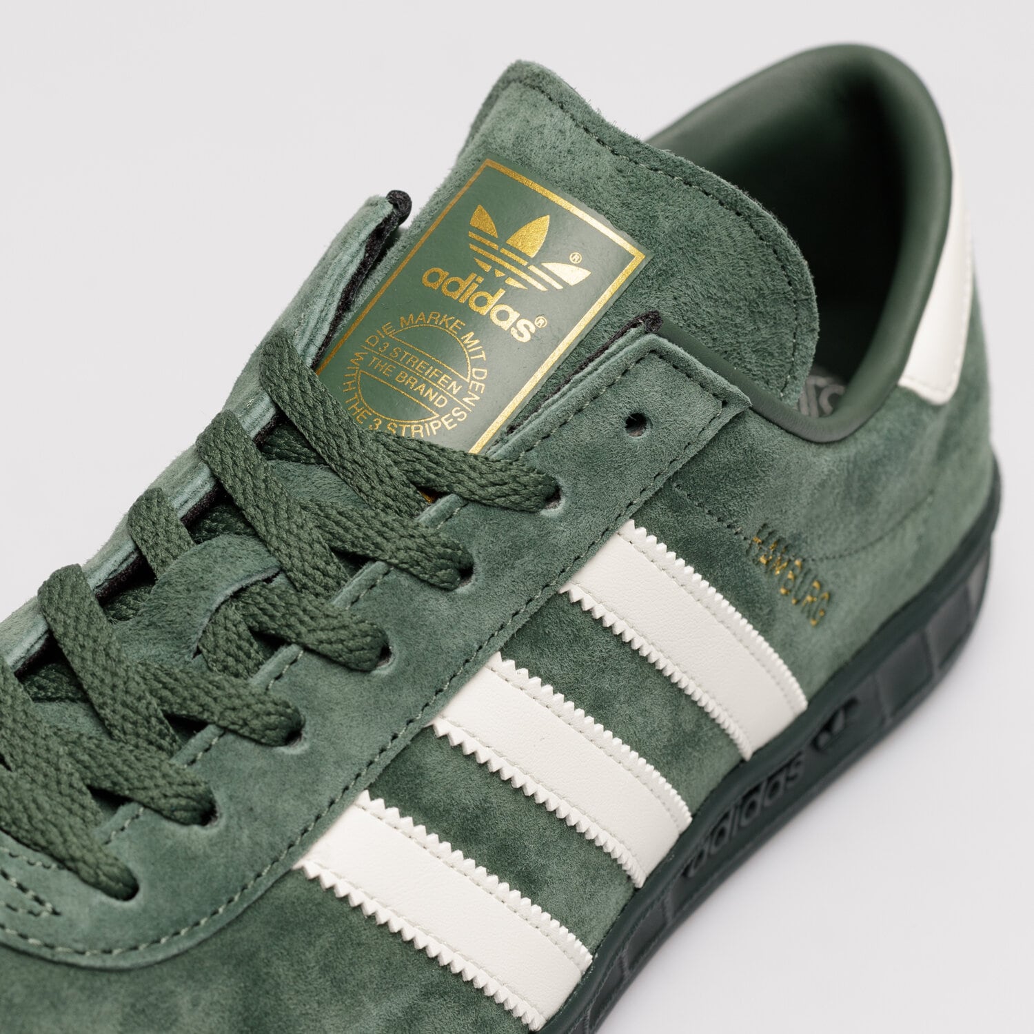 adidas gazelle silver green womens Adidas Hamburg Green Bright Yellow Gum main image 0