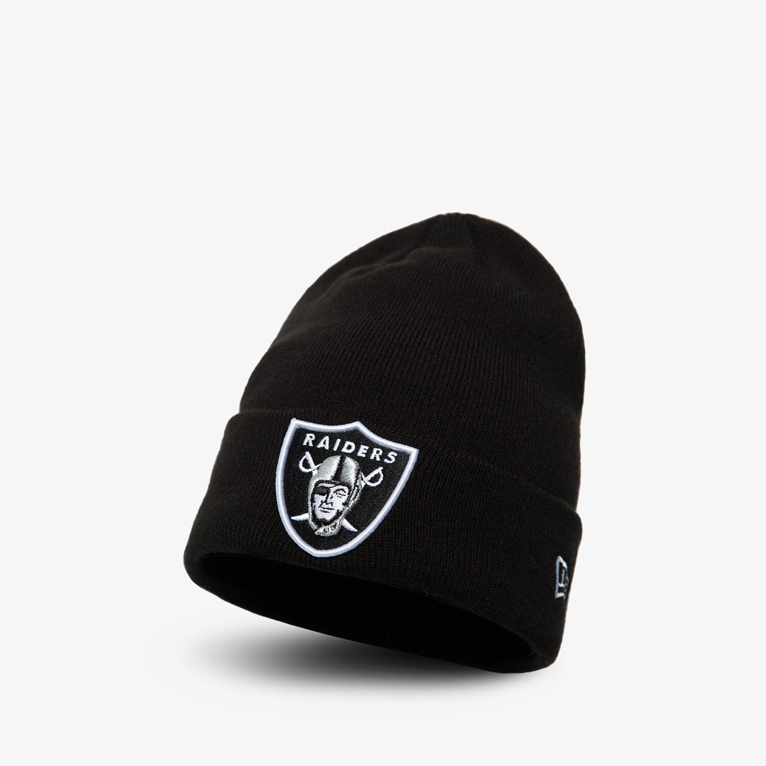 Herren Mütze NEW ERA MÜTZE NFL ESSENTIAL CUFF KNIT RAIDERS OAKLAND RAIDER 12122722 Schwarz