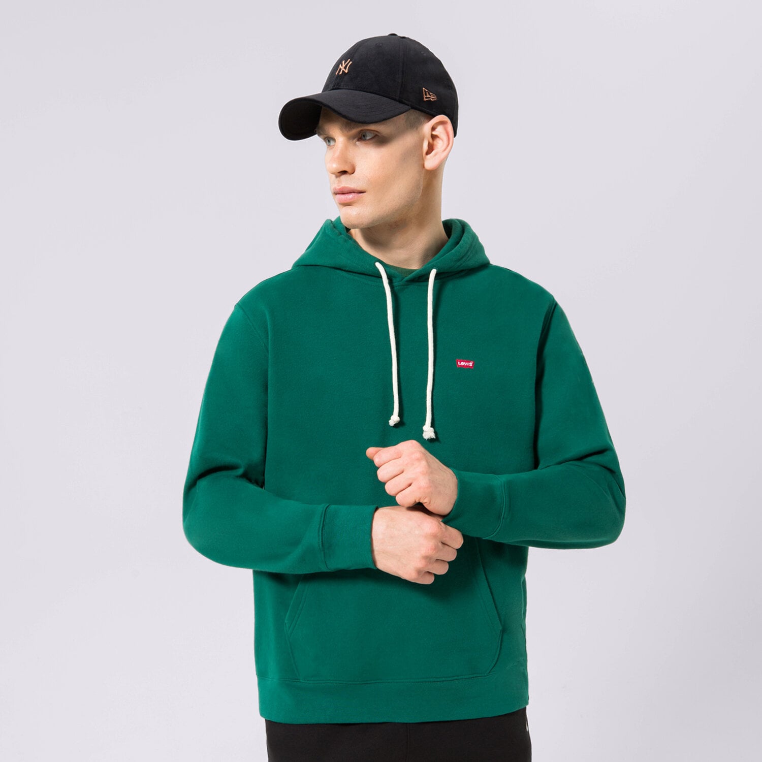 Herren LEVI'S HOODIE NEW ORIGINAL HOODIE 345810023 Grün