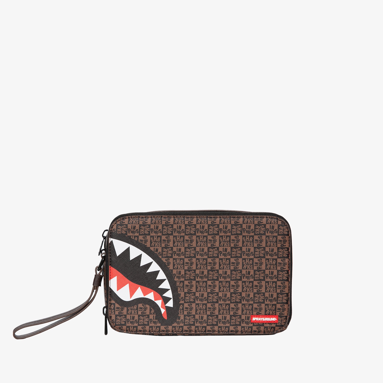 Damen Tasche SPRAYGROUND TASCHE SHARKS IN PARIS CHECK 910B4959NSZ Braun