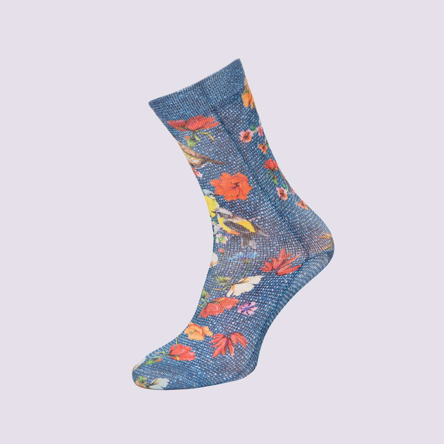 Damen Socken WIGGLESTEPS SOCKEN BIRD CHERRY 1010-03705-502 Blau