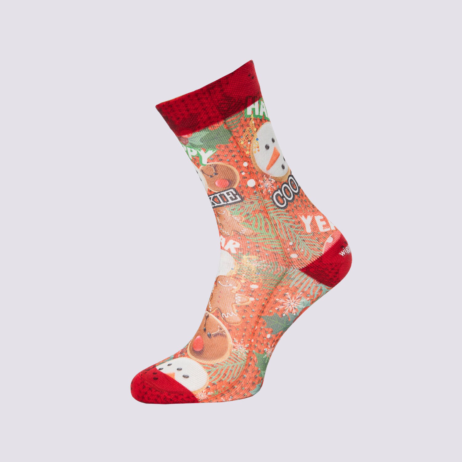 Damen Socken WIGGLESTEPS SOCKEN NOEL COOKIE 1010-03813-700 Rot