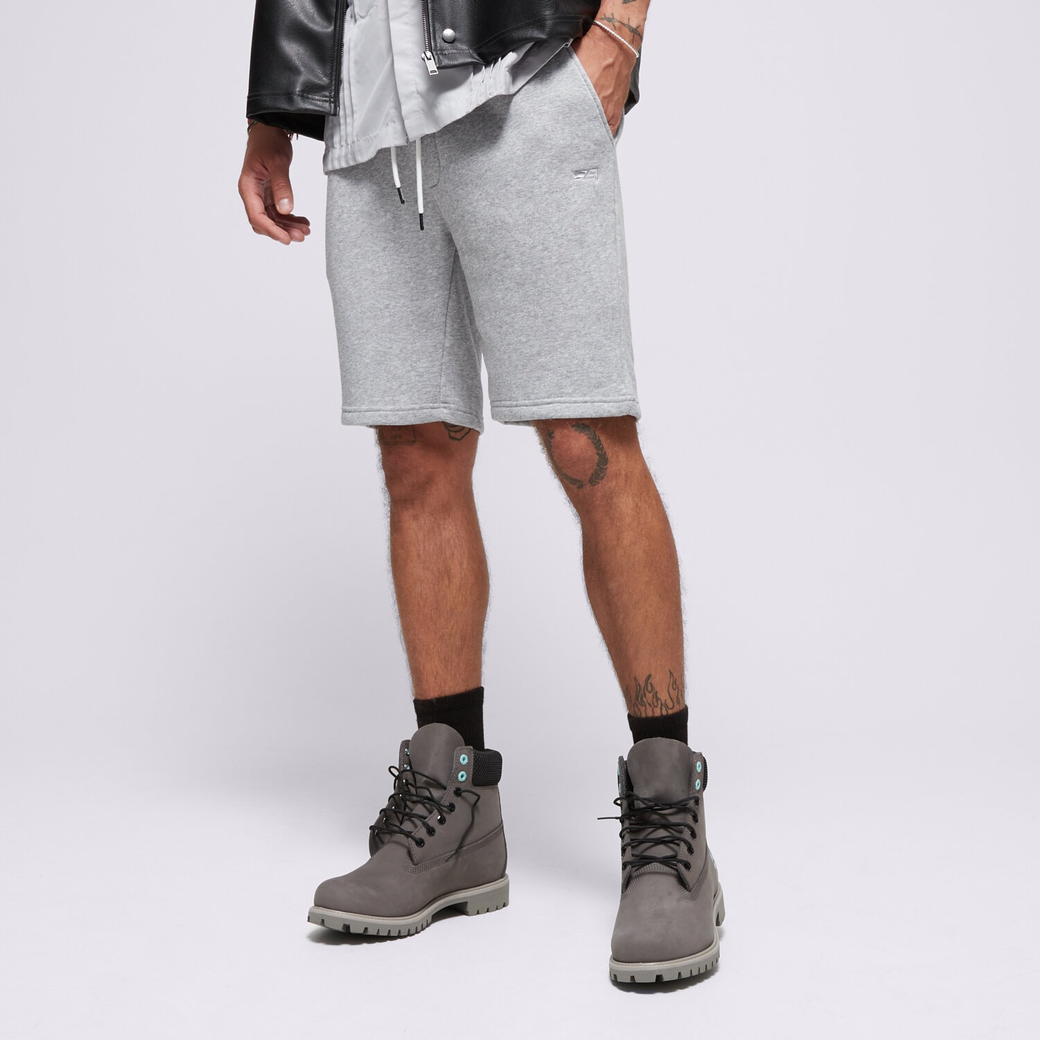 Herren Shorts CONFRONT SHORTS CONFRONT ESSENTIAL GREY CF123SZM90002 Grau