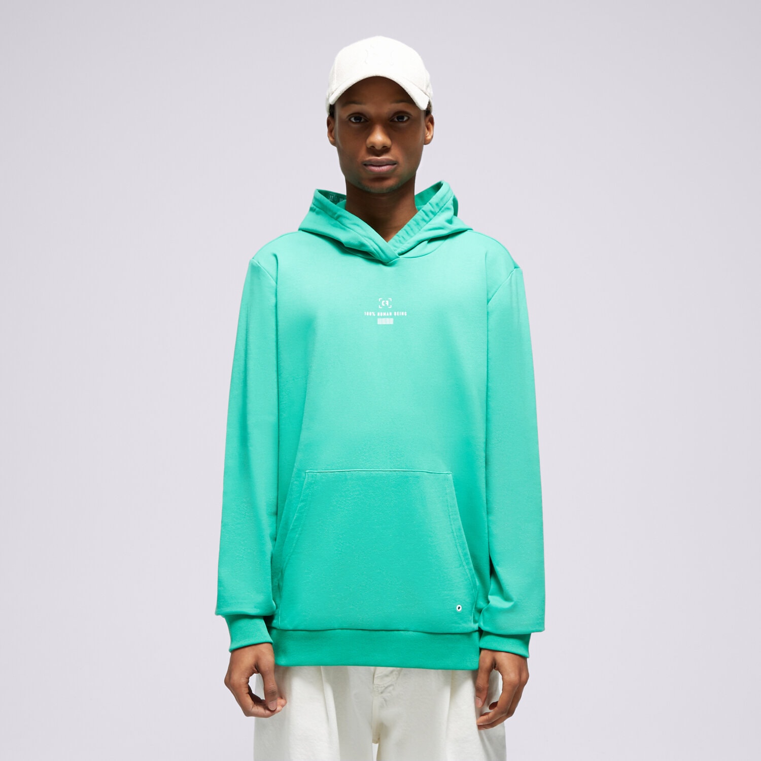 Herren CONFRONT SWEATSHIRT Z KAPTUREM GREEN CF123BLM10001 Grün