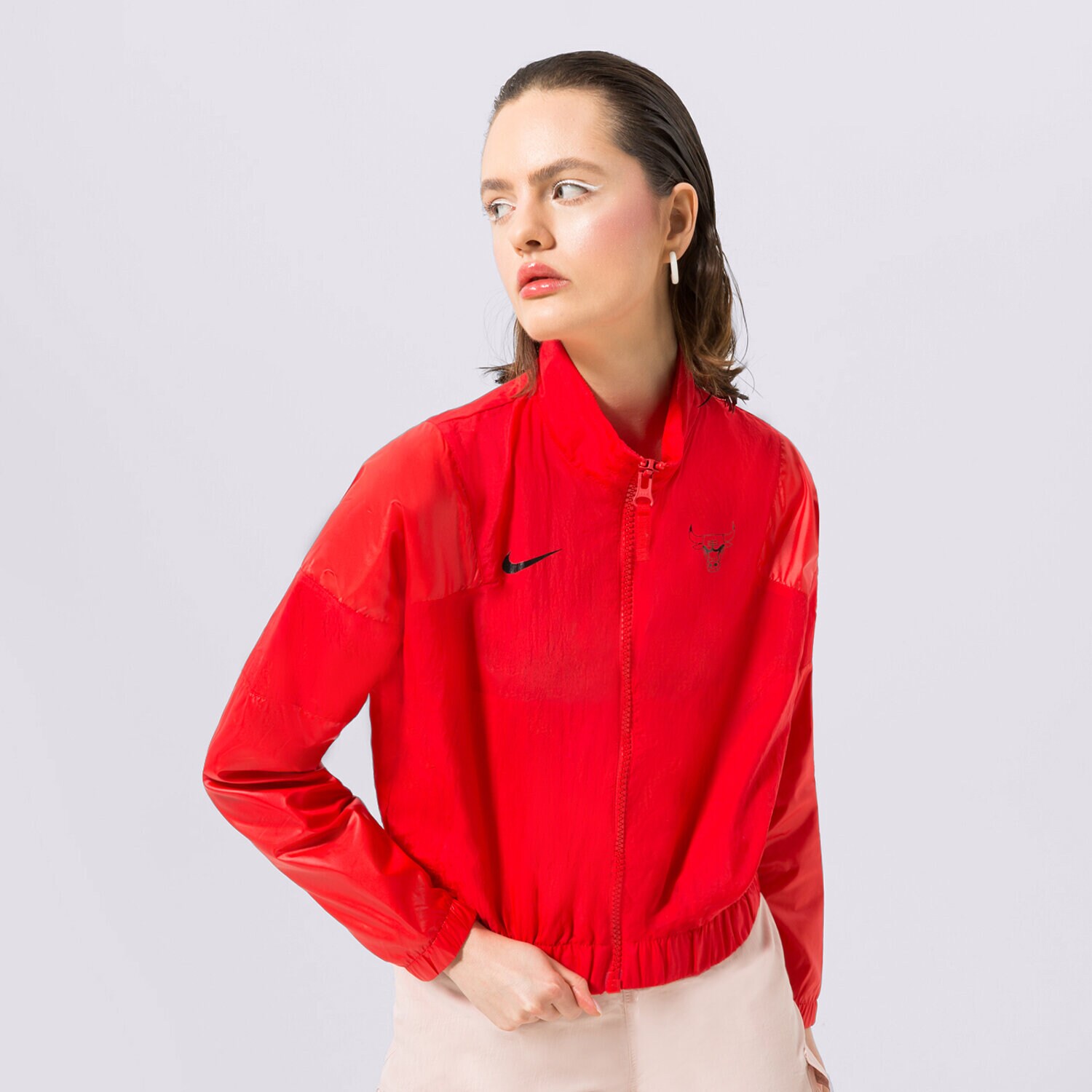 Damen Übergangsjacke NIKE JACKE CHI W NK LTWT JKT CTS GX NBA DR9239-657 Rot