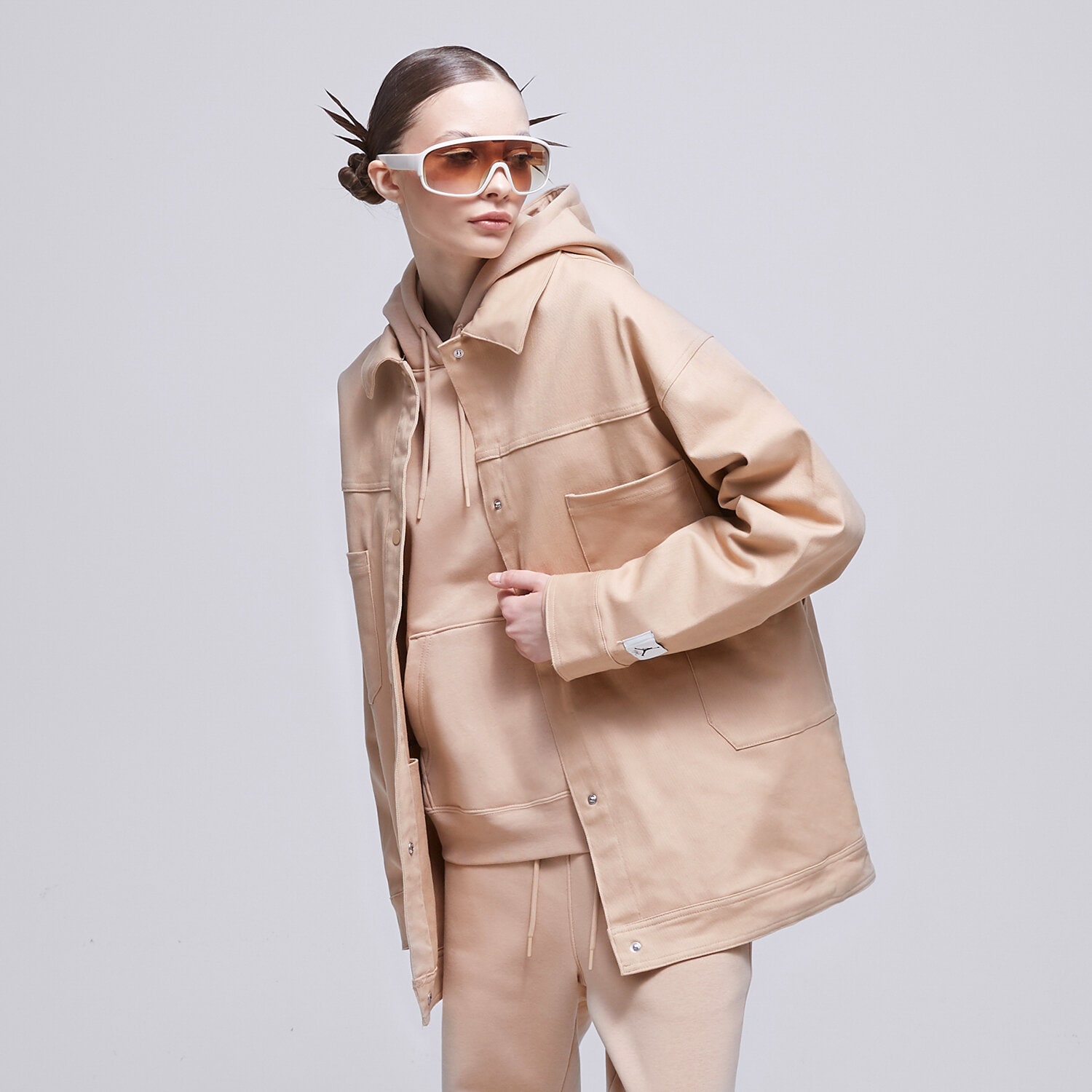 Damen Übergangsjacke JORDAN JACKE W J TRUCKER JKT DZ1377-254 Beige