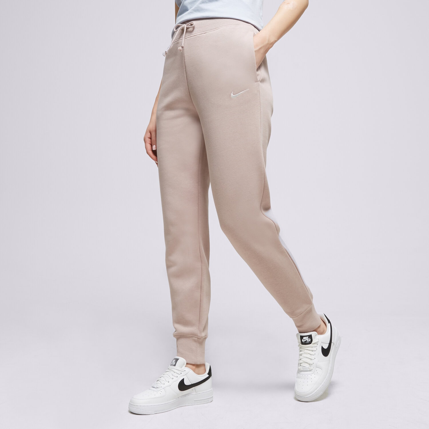 Damen Hosen NIKE HOSE W NSW PHNX FLC HR PANT STD DQ5688-272 Beige