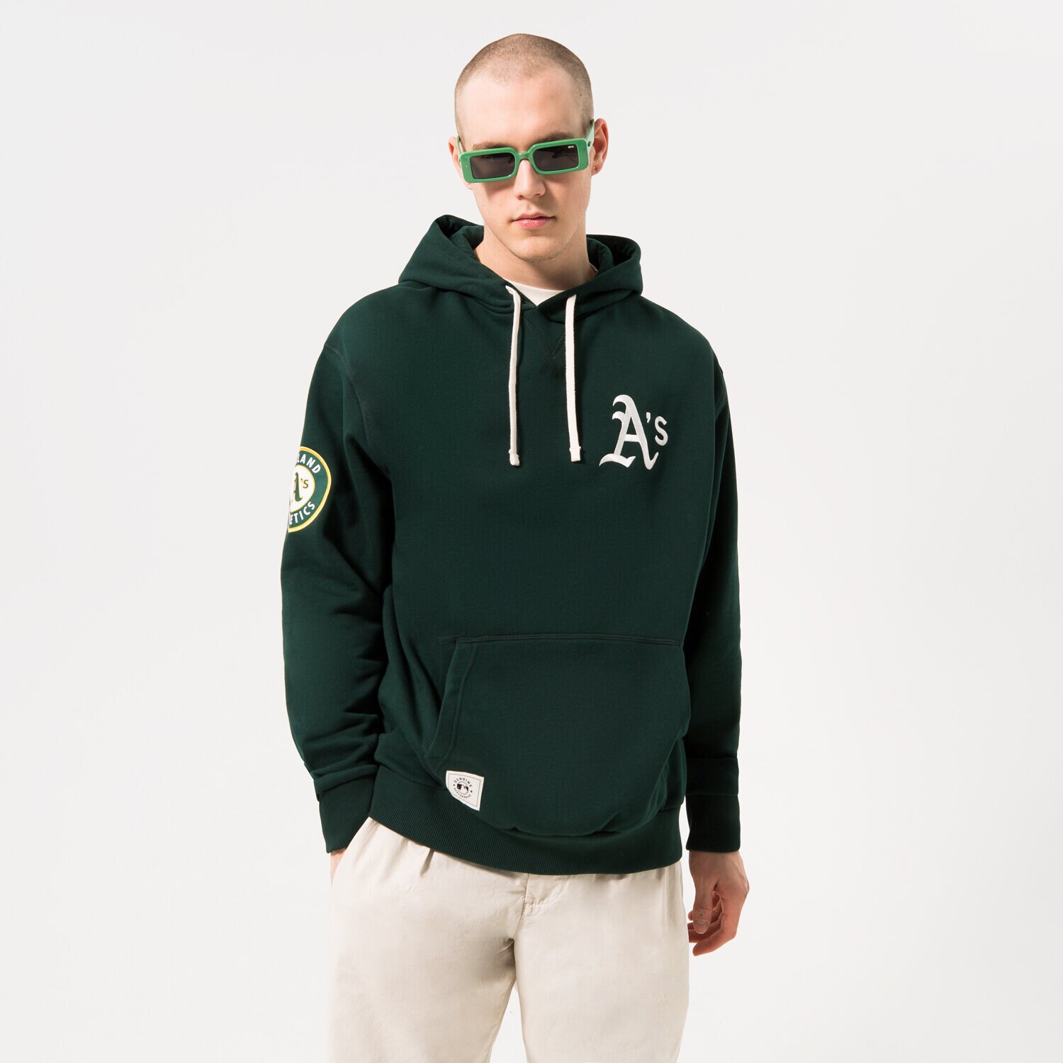 Herren NEW ERA HOODIE HERITAGE ATHLETIC OAKLAND ATHLETICS 60332231 Grün