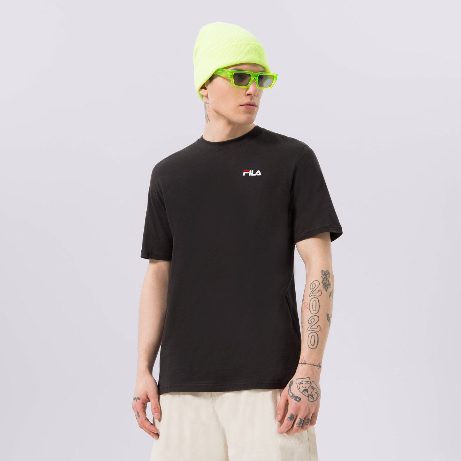 Herren T-Shirt FILA T-SHIRT DRINGO SS23SPM229235 Schwarz