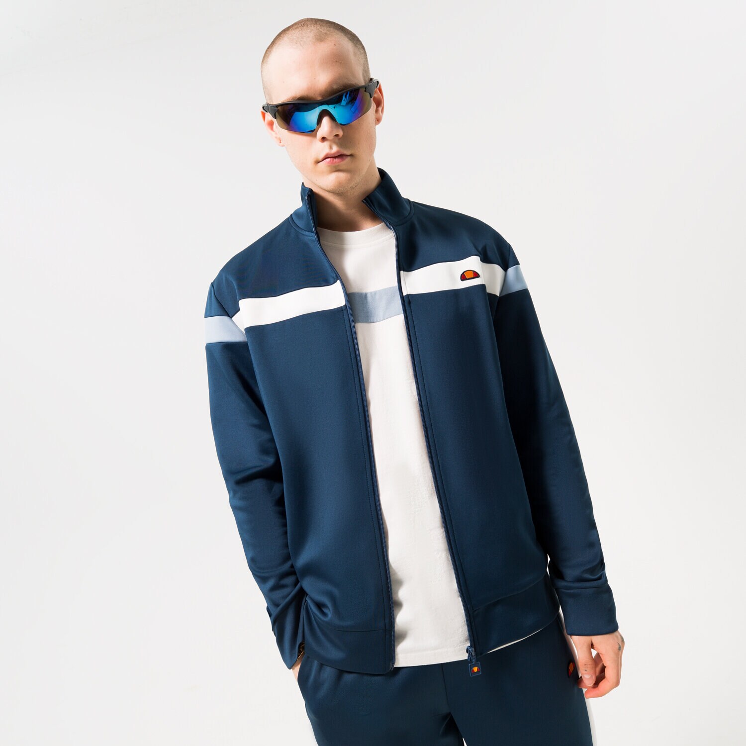 Herren ELLESSE SWEATSHIRT MIT REIßVERSCHLUSS   SPINELLA TRACK TOP D SHR17431420 Blau
