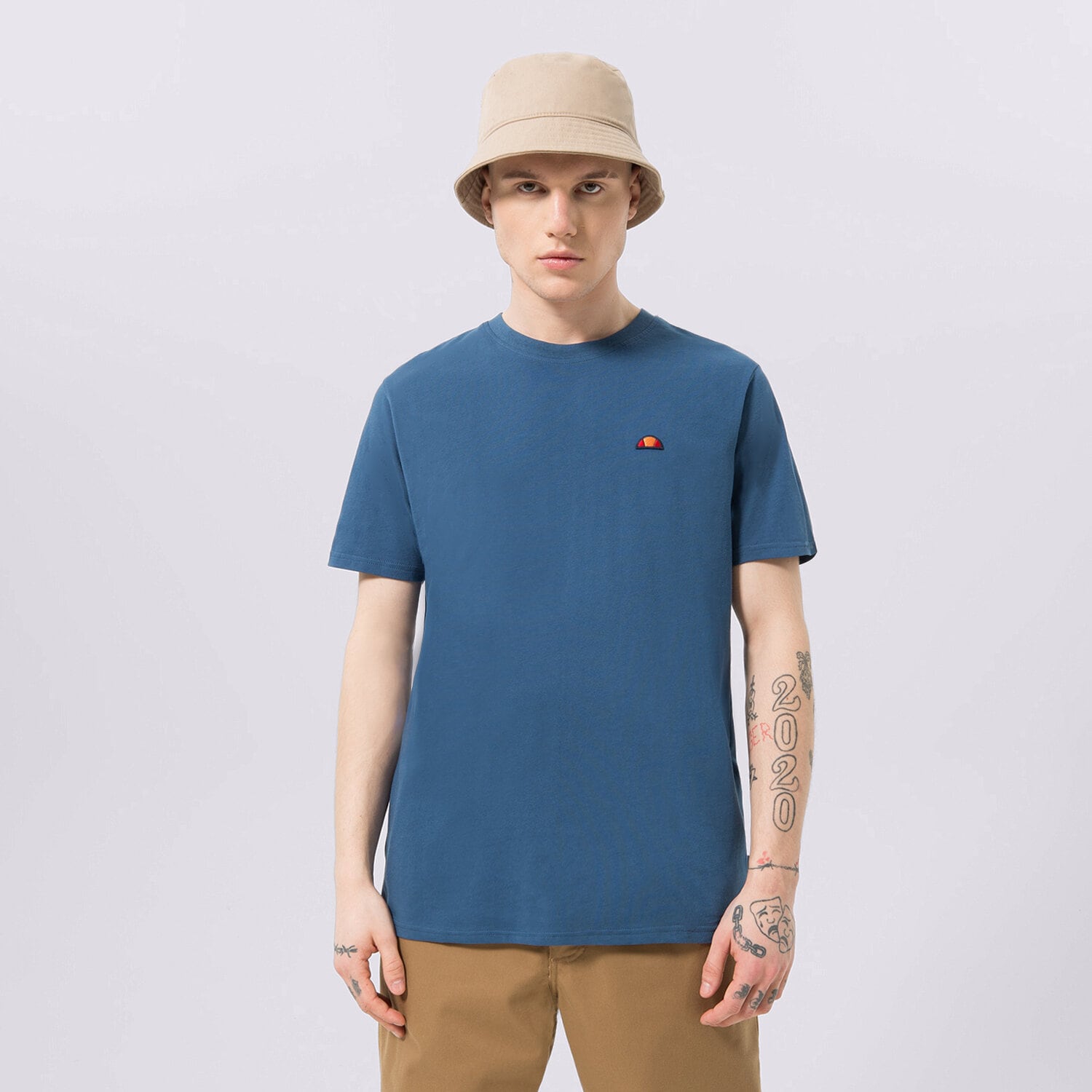 Herren T-Shirt ELLESSE T-SHIRT AZZINA BLUE SMG19603420 Blau