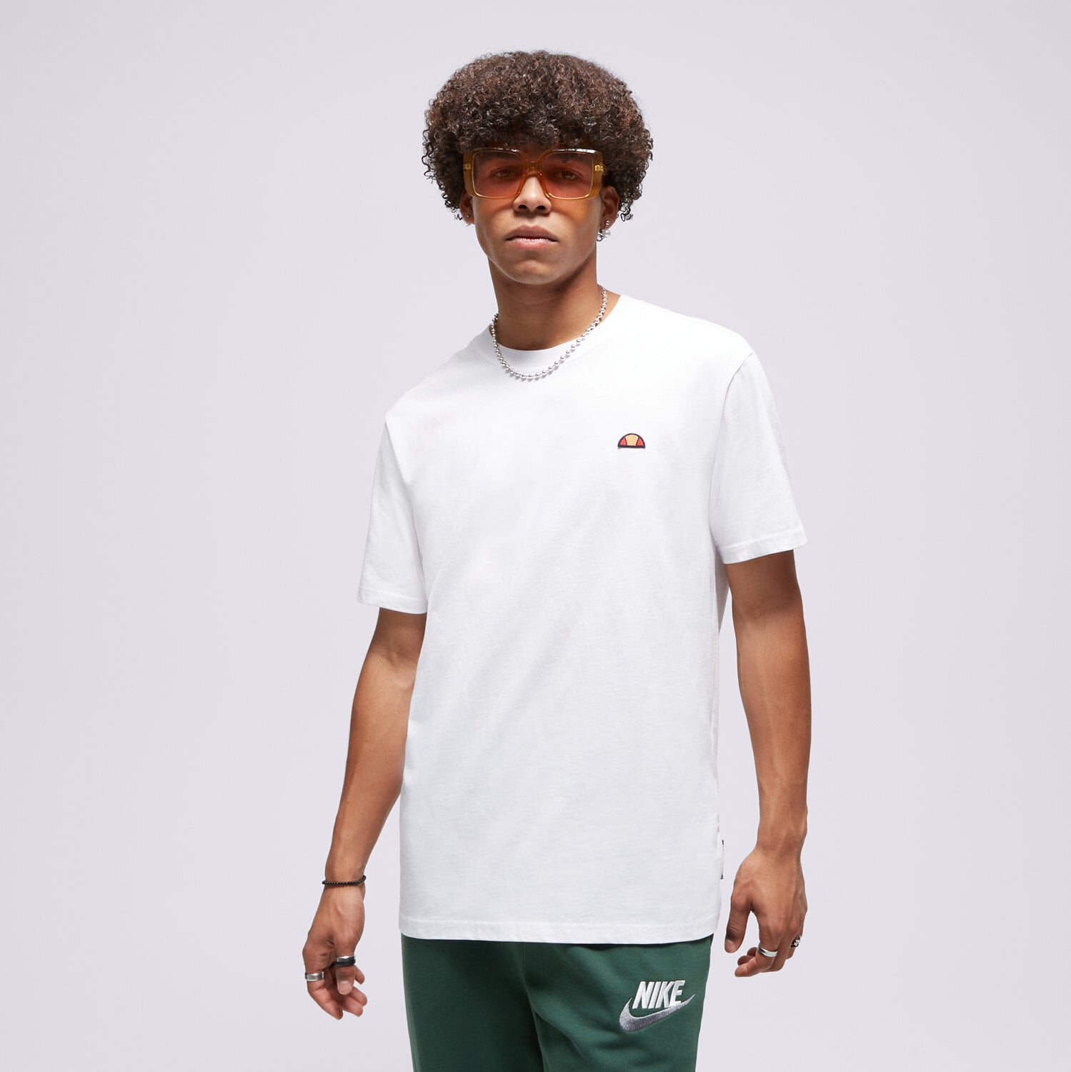 Herren T-Shirt ELLESSE T-SHIRT AZZINA WHITE SMG19603908 Weiß