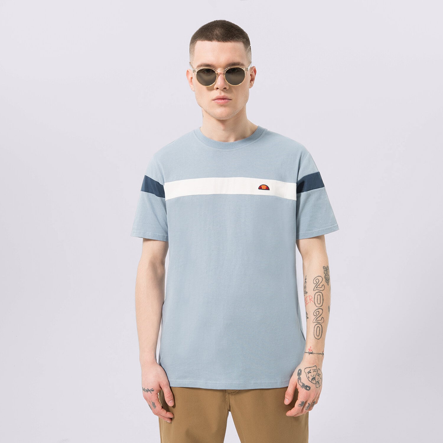 Herren T-Shirt ELLESSE T-SHIRT CASERIO TEE LBLUE SHR17433426 Blau