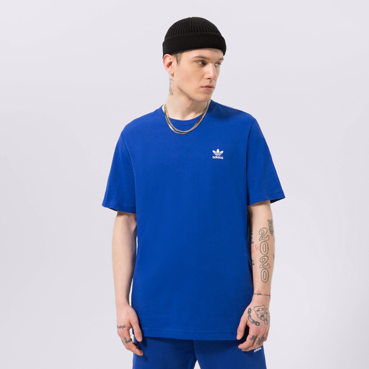 Herren T-Shirt ADIDAS T-SHIRT ESSENTIAL TEE IA4870 Blau