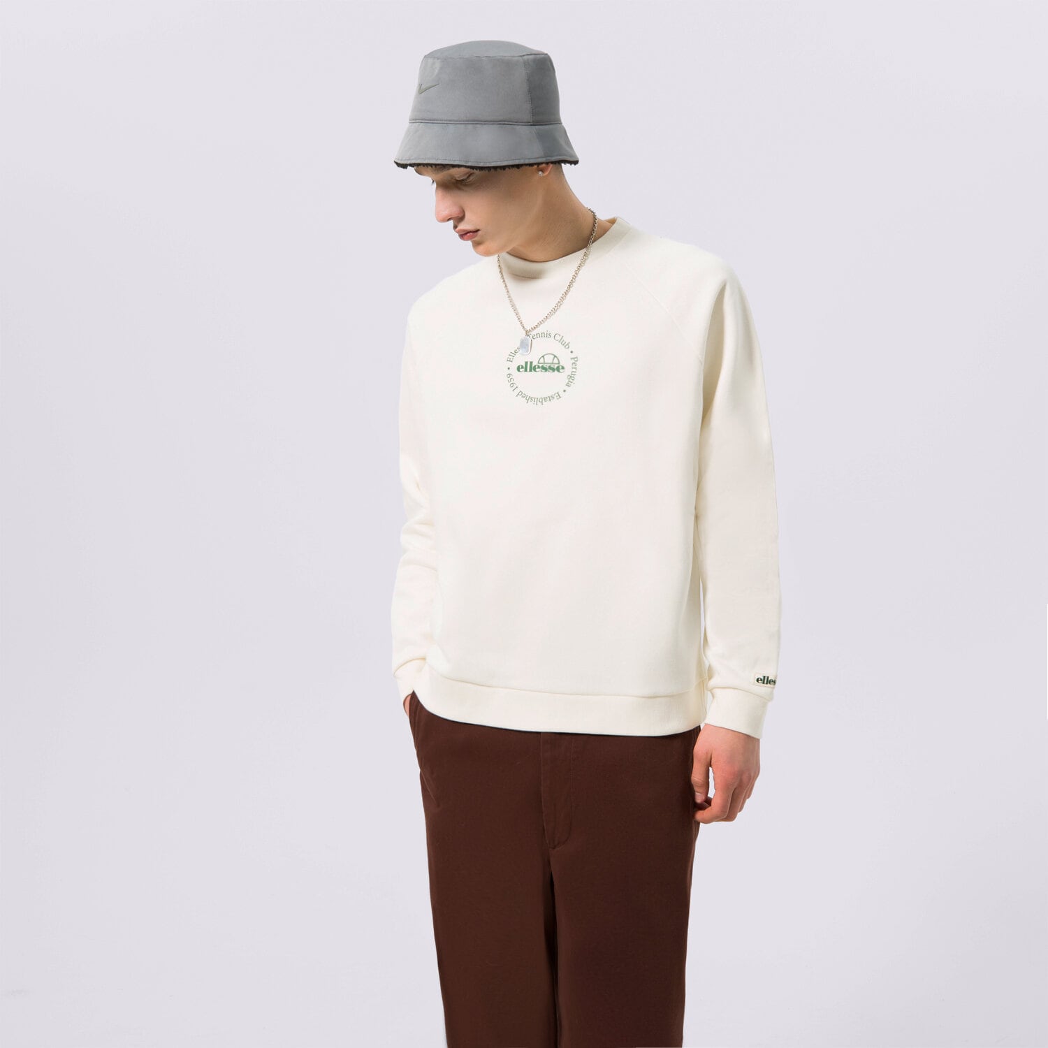 Damen ELLESSE SWEATSHIRT VOLIERO SWEATSHIRT OFF WHT SGR17619904 Weiß