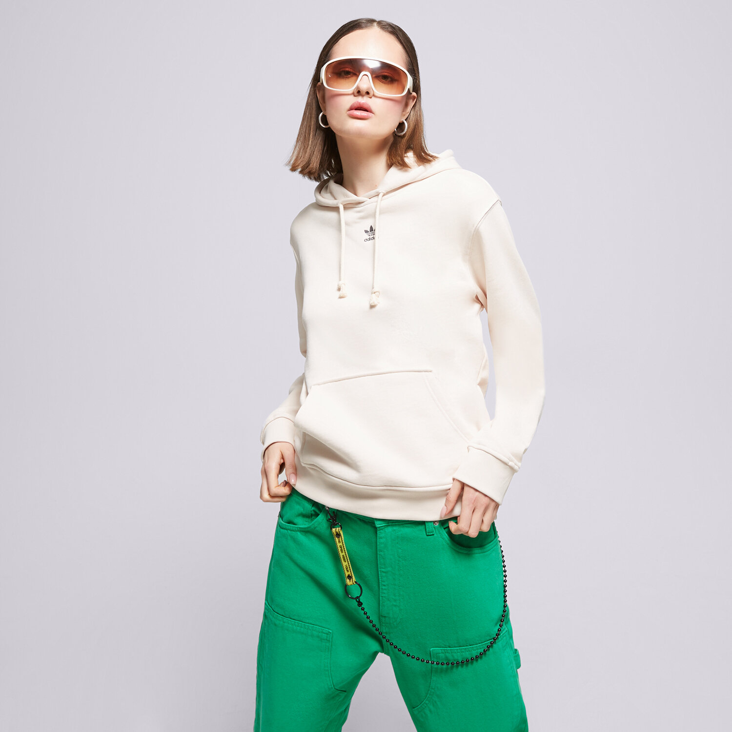 Damen ADIDAS HOODIE IA6426 Weiß