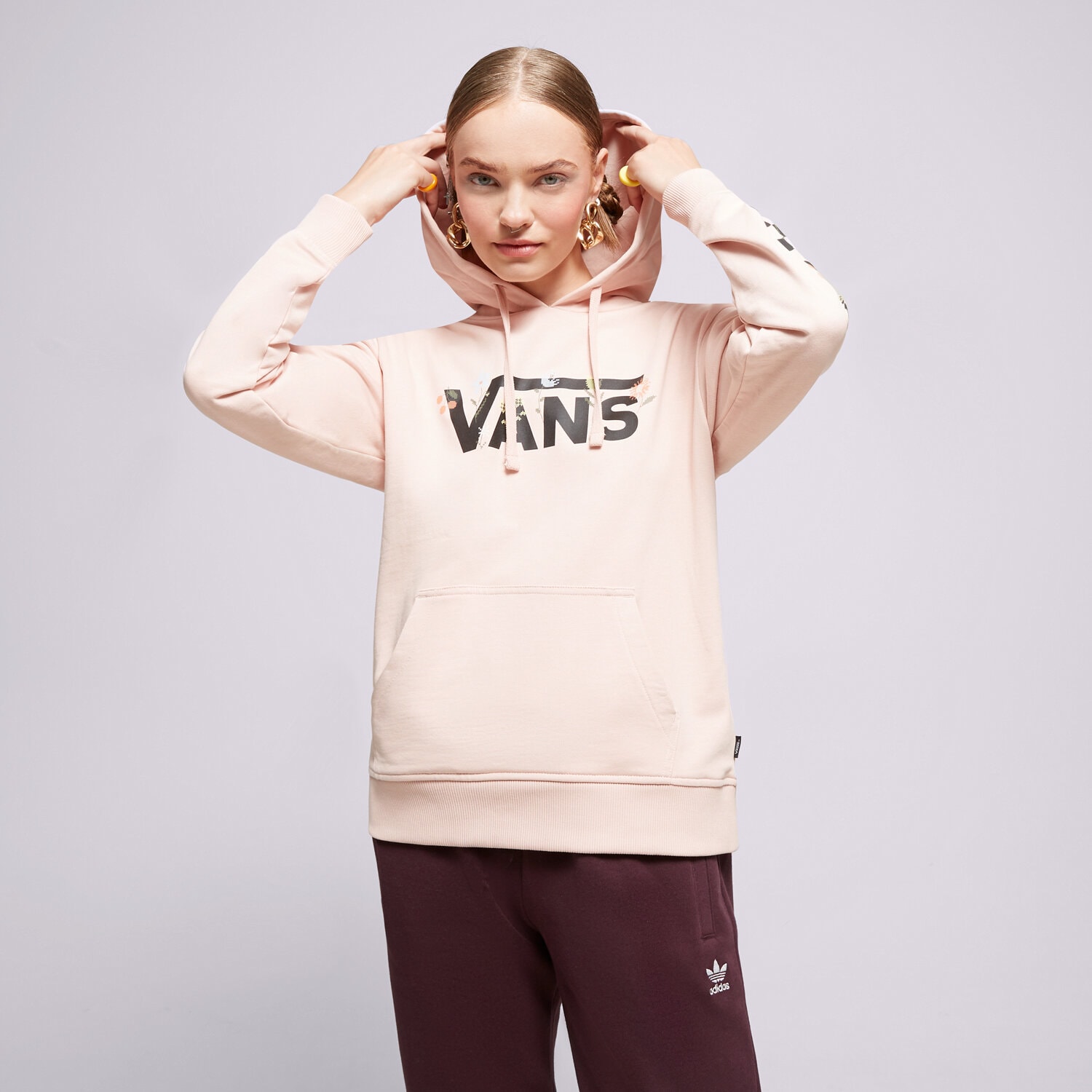Damen VANS SWEATSHIRT WYLD TANGLE MICRO DITSY VN00074PBQL Rosa