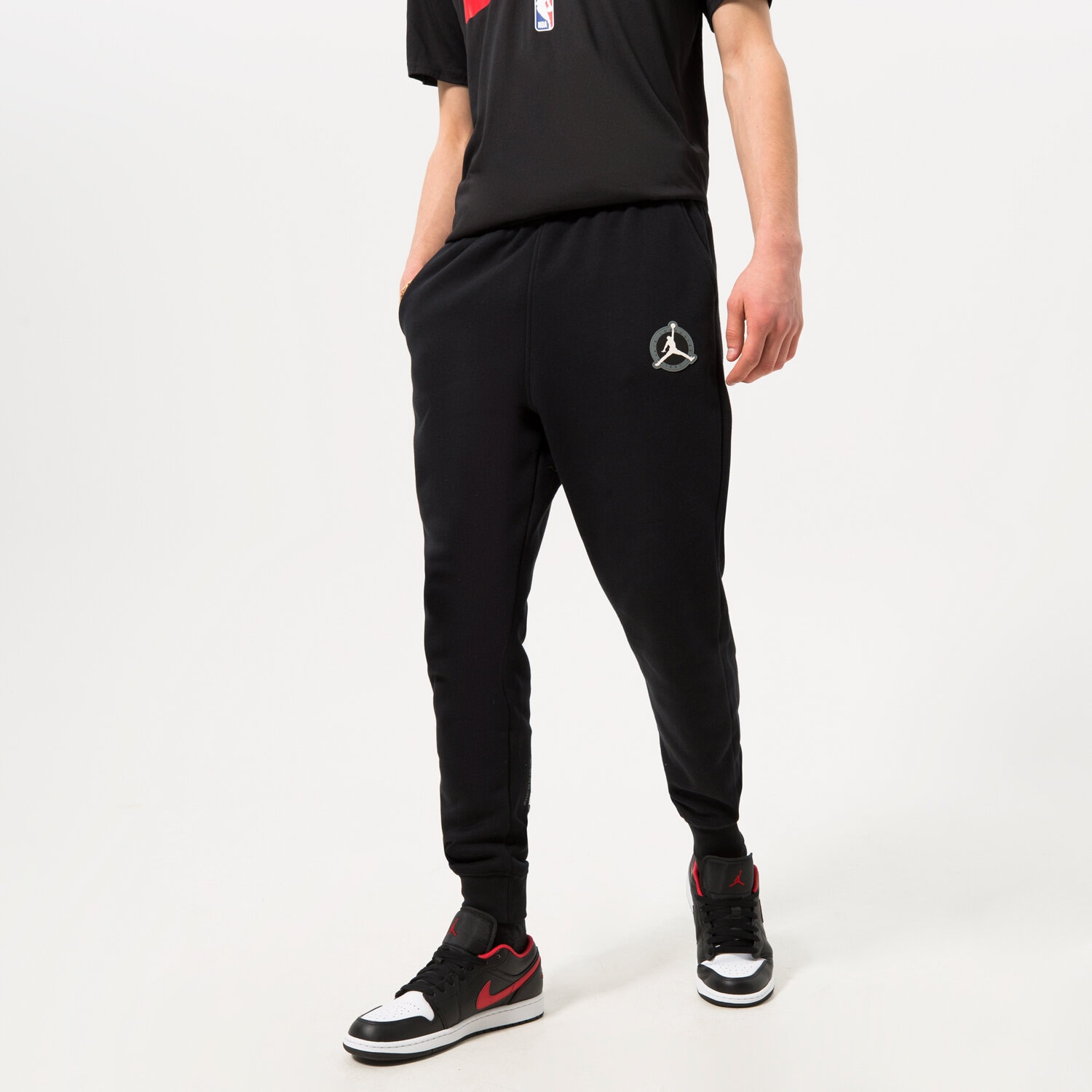 Herren Hosen JORDAN HOSE M J FLT MVP HBR FLC PANT 2 DV7596-010 Schwarz