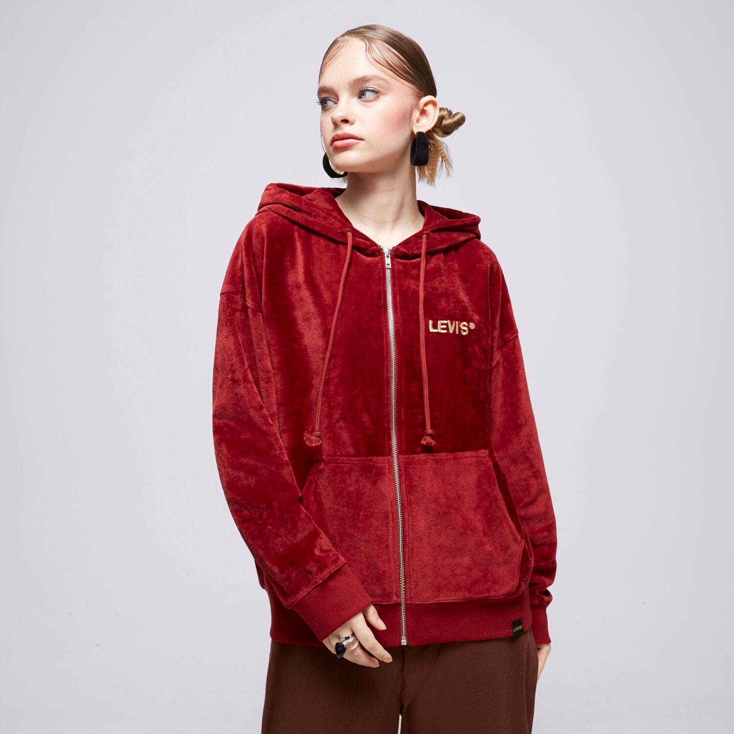 Damen LEVI'S HOODIE GRAPHIC LIAM HOODIE REDS A50050006 Dunkelrot