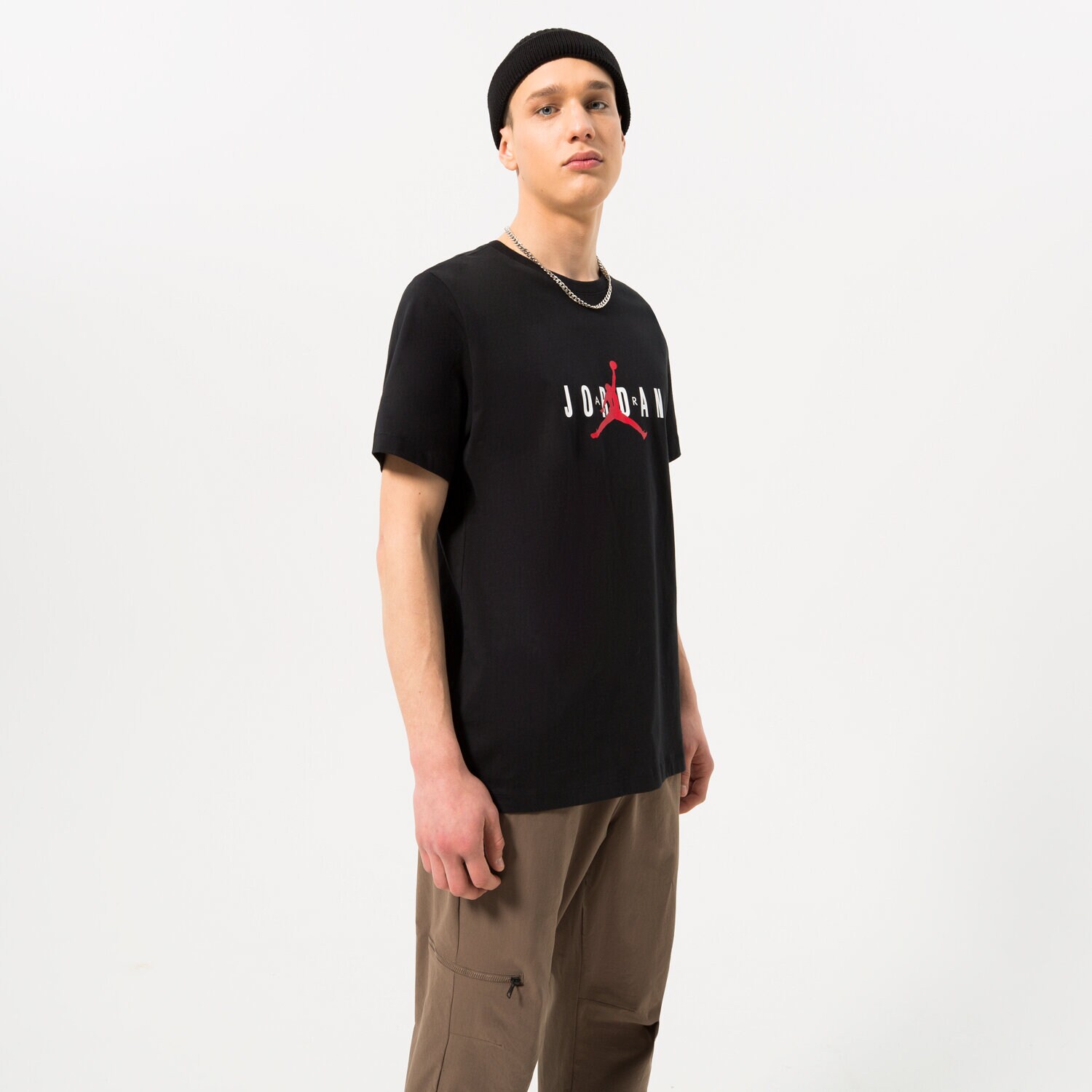 Herren T-Shirt JORDAN T-SHIRT AIR DM1462-010 Schwarz