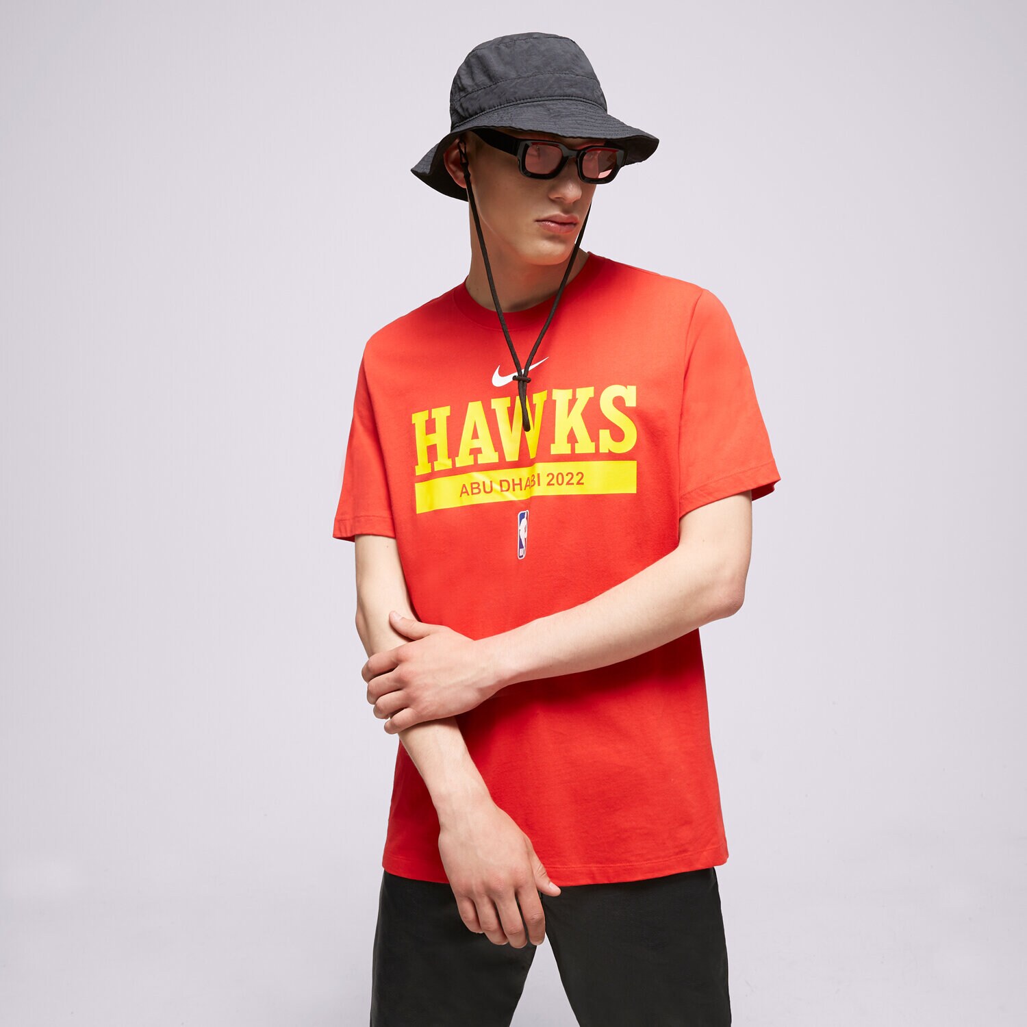 Herren T-Shirt NIKE T SHIRT ATLANTA HAWKS FB2243-657 Rot