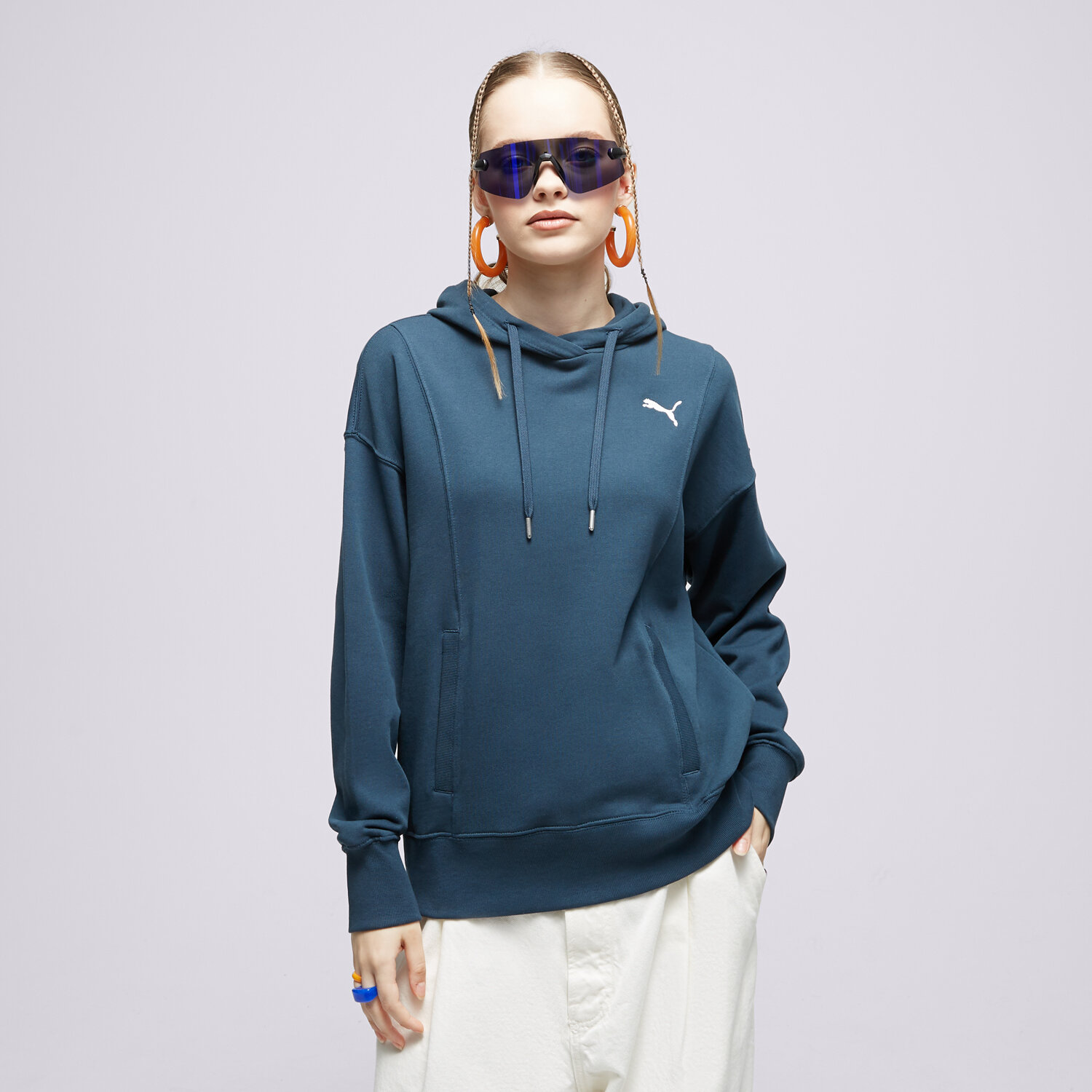 Damen PUMA HOODIE HER HOODIE TR 673110 16 Grün