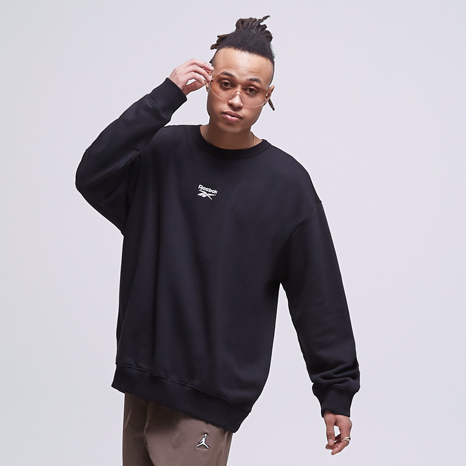 Herren REEBOK SWEATSHIRT CL SV CREW HS7145 Schwarz