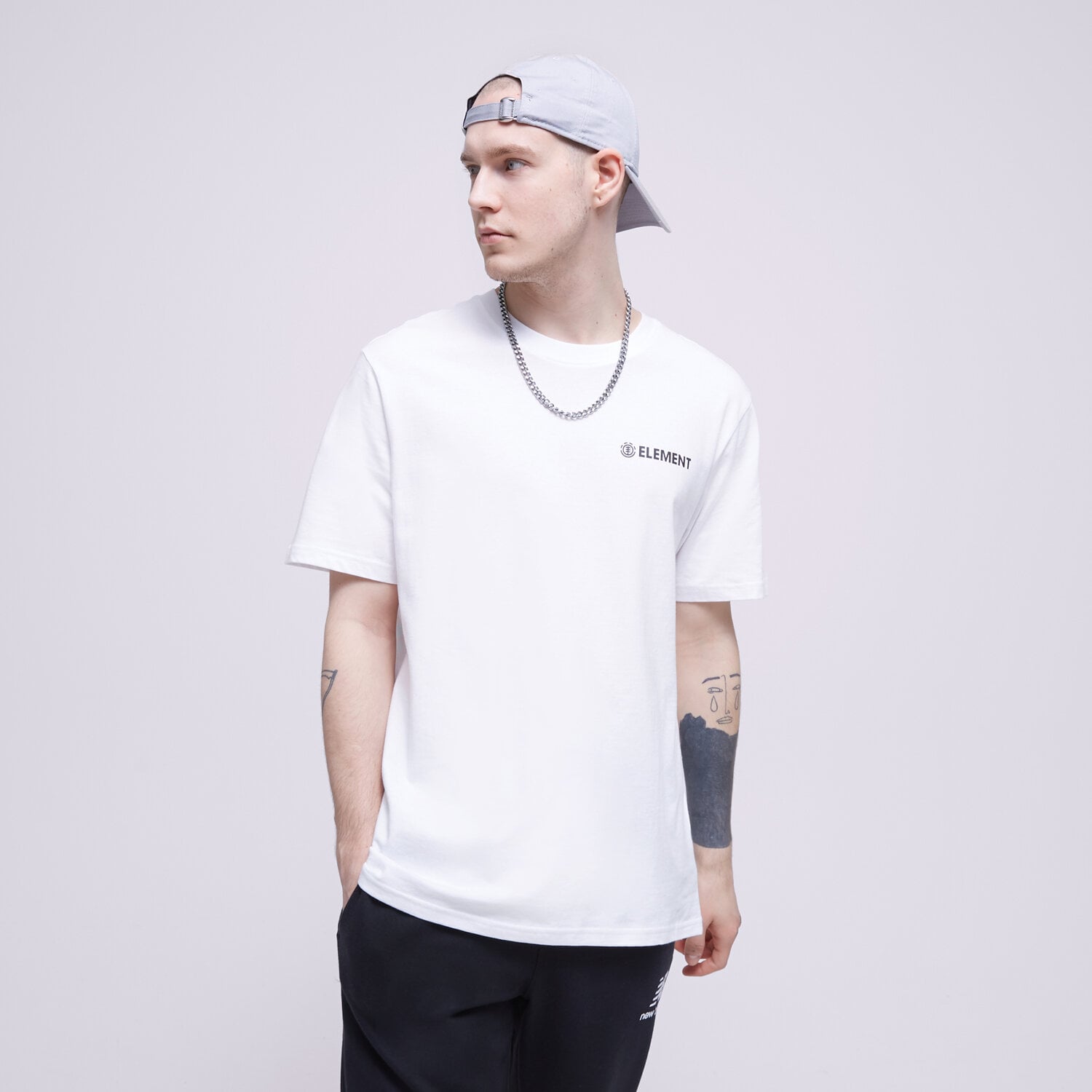 Herren T-Shirt ELEMENT T-SHIRT BLAZIN CHEST SS ELYZT00153WBB0 Weiß