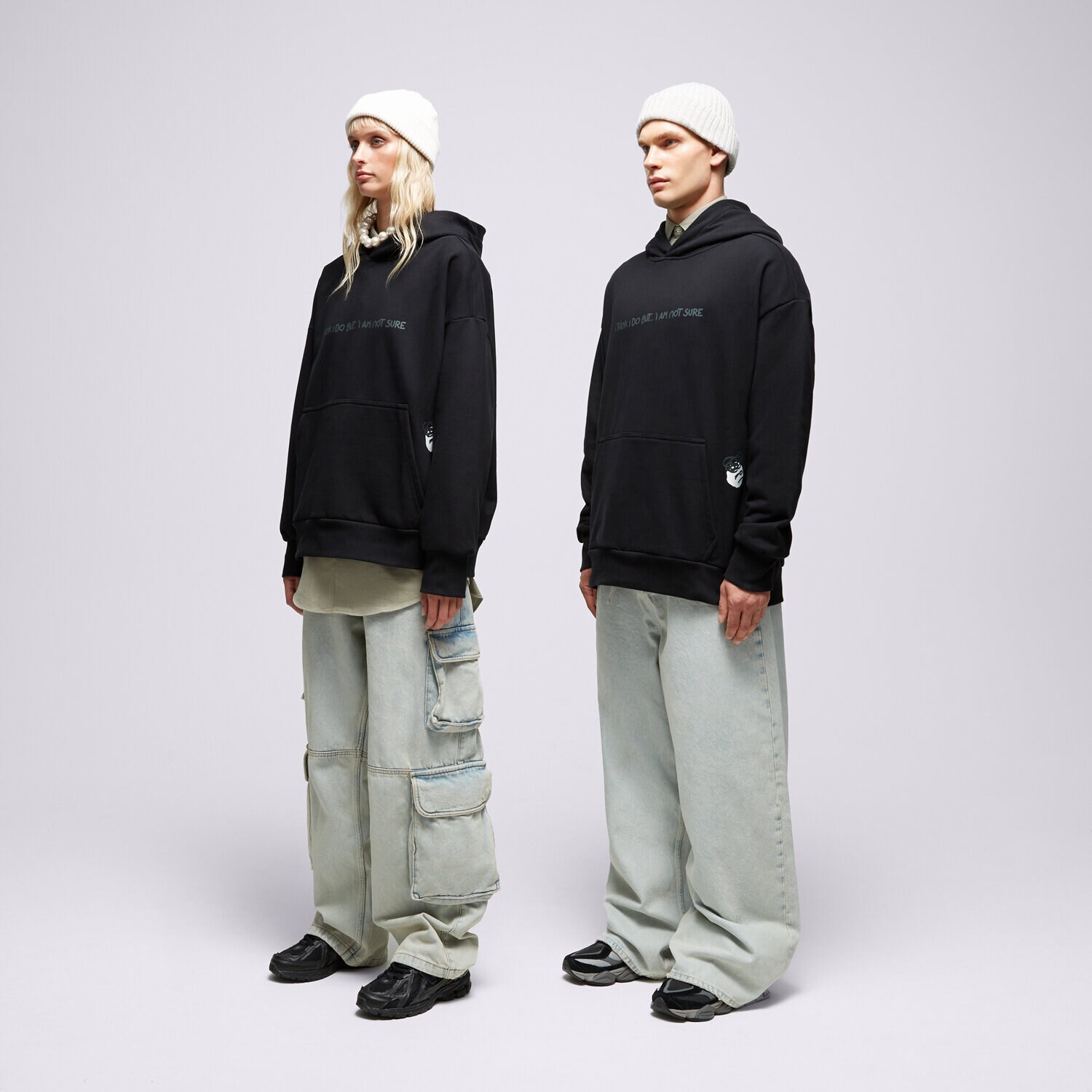 Damen S.NOW JOB SIZEER HOODIE “I THINK I DO” BLACK SI123BLU50002 Schwarz