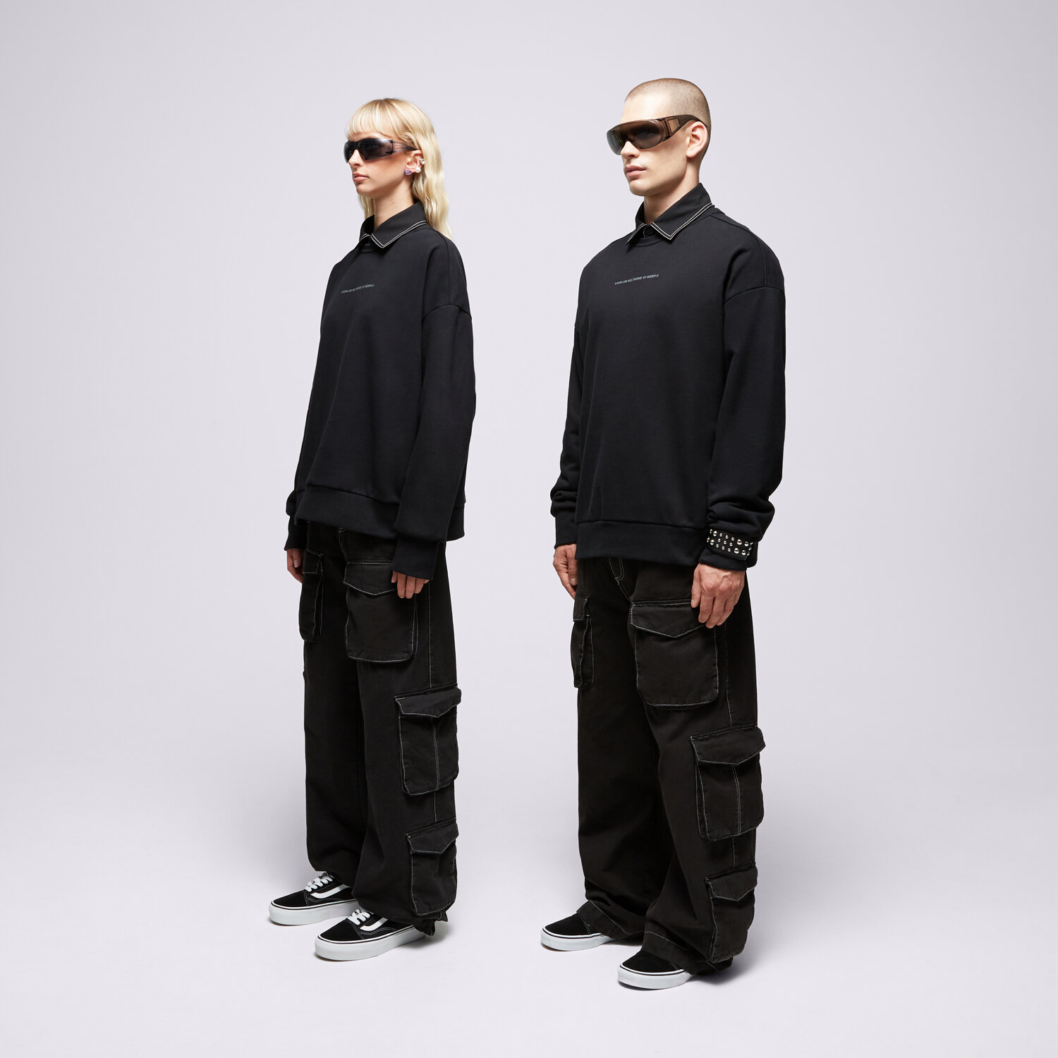 Damen S.NOW JOB SIZEER CREWNECK “I DON'T KNOW” BLACK SI123BLU51001 Schwarz