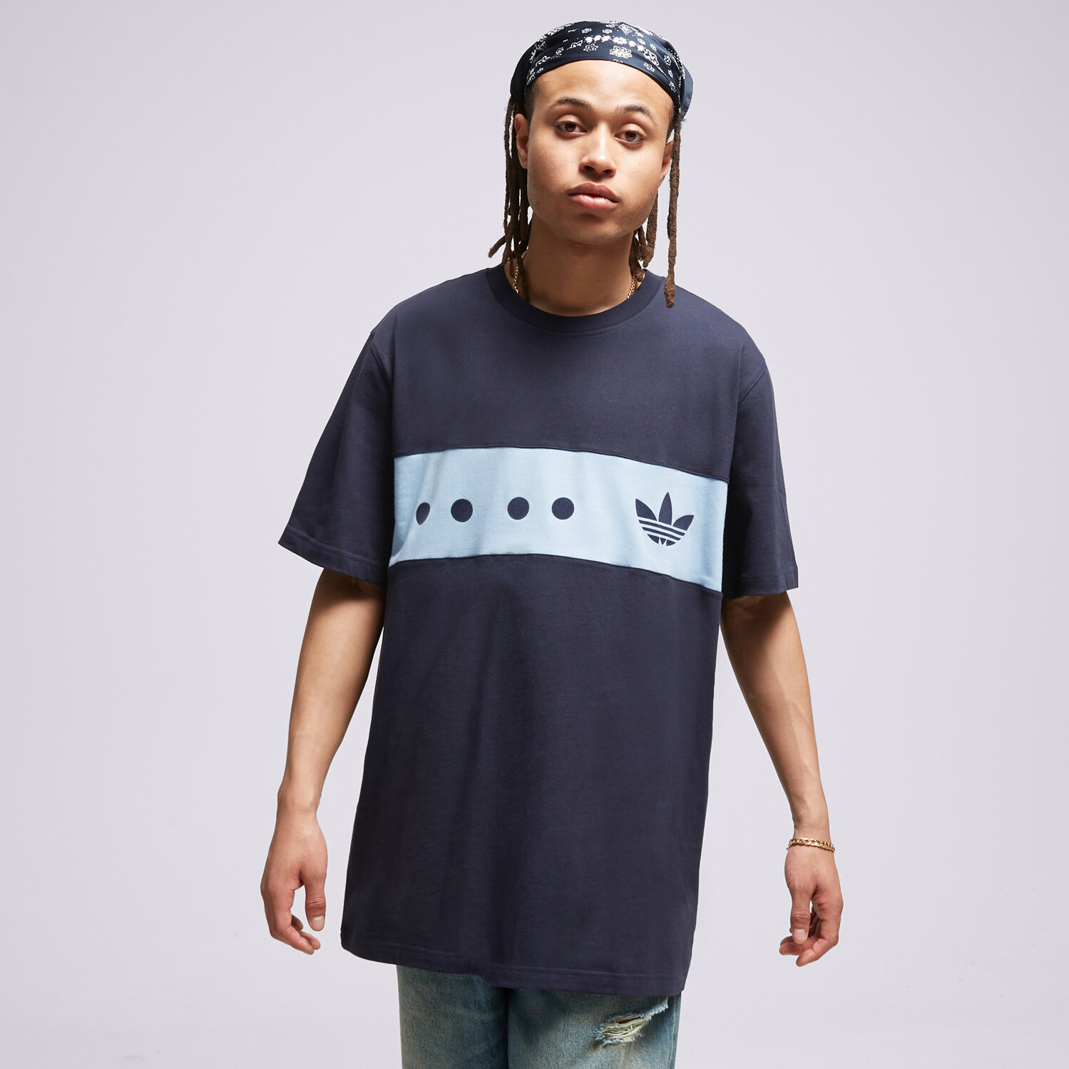 Herren T-Shirt ADIDAS T-SHIRT CITY TEE IC8414 Dunkelblau