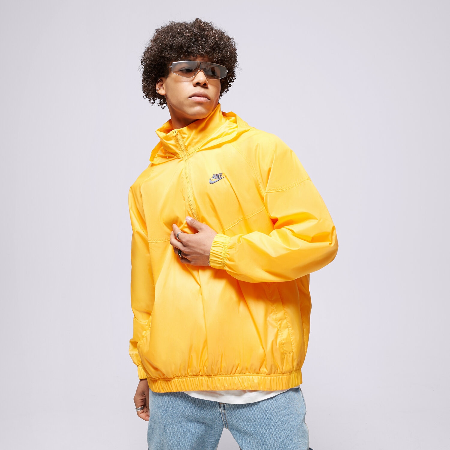 Herren Übergangsjacke NIKE JACKE M NK WR ANORAK JKT DQ4910-717 Gelb