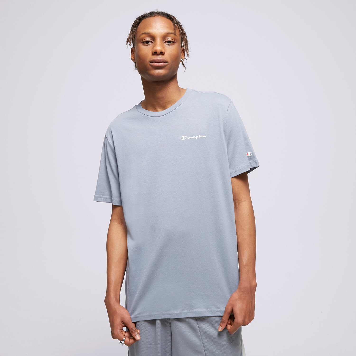 CHAMPION T SHIRT CREWNECK T SHIRT Blau 218281BS029 Sizeer